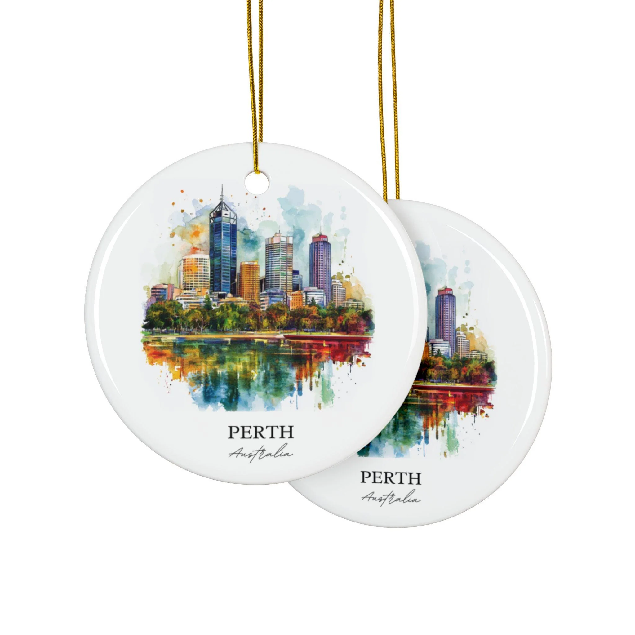 Perth Australia Ornament: Unique Perth Souvenir, Perth Xmas Decor, and Authentic Perth Australia Gift - Image 2