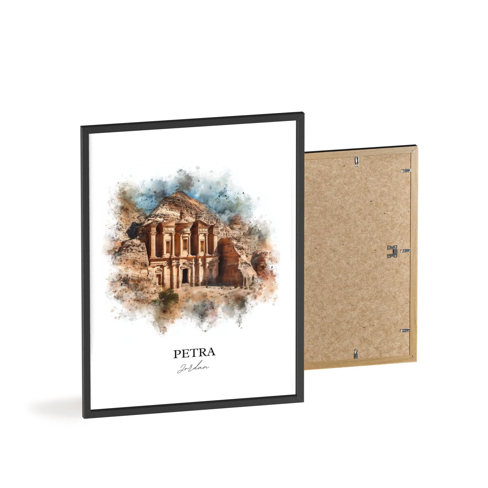 Petra, Jordan – Watercolor Art Print - Image 11
