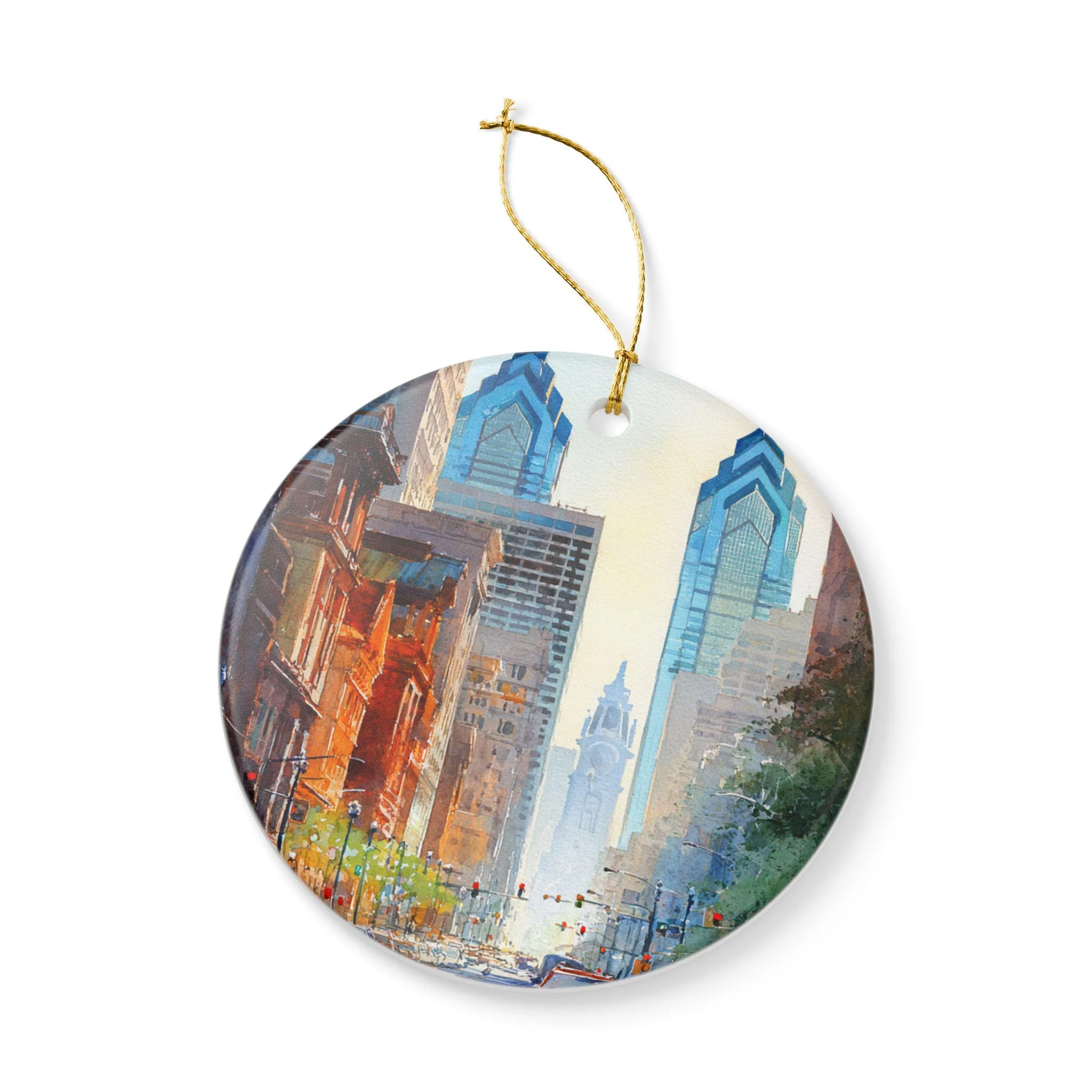 Philadelphia Ornament: Unique Philly Souvenir, Philly Xmas Decor, and Authentic Philly Gift - Image 4