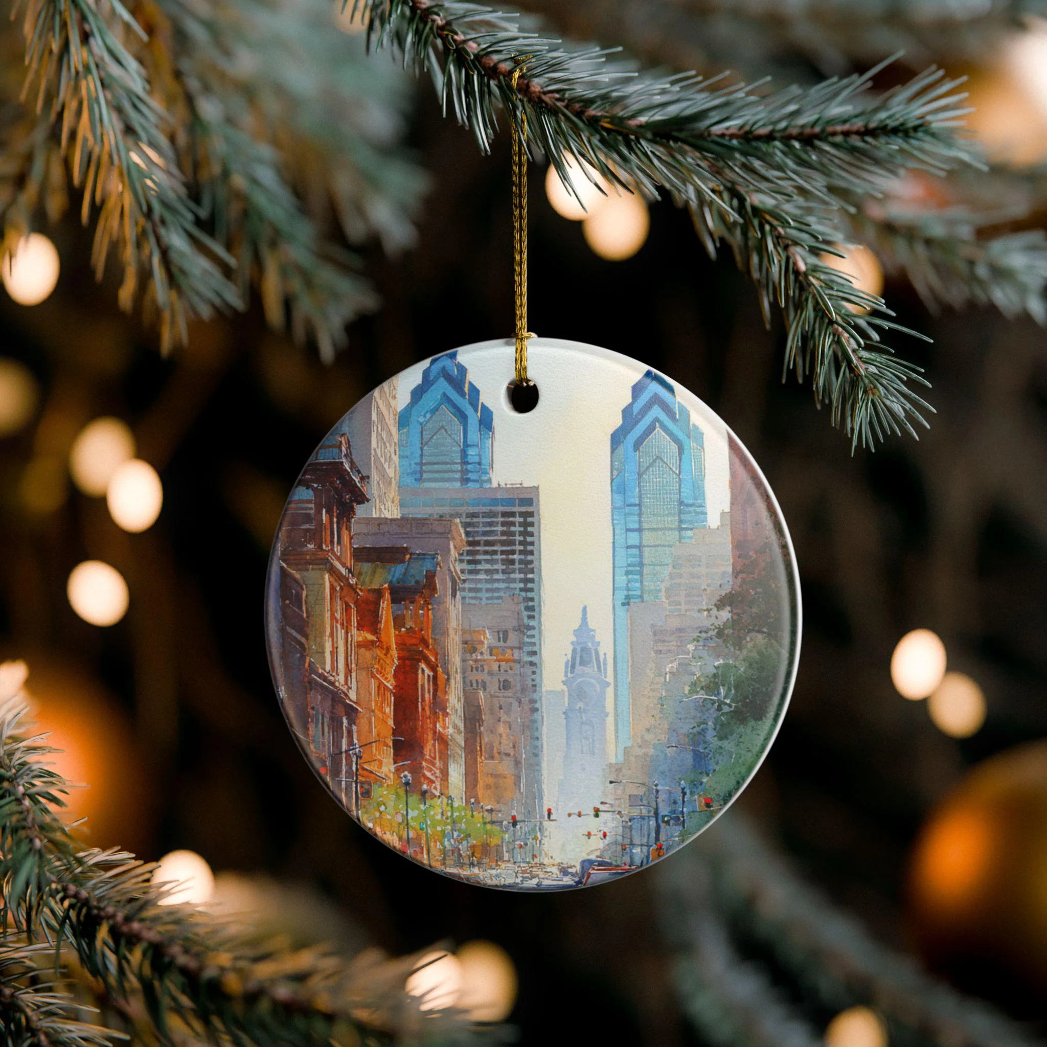 Philadelphia Ornament: Unique Philly Souvenir, Philly Xmas Decor, and Authentic Philly Gift - Image 5