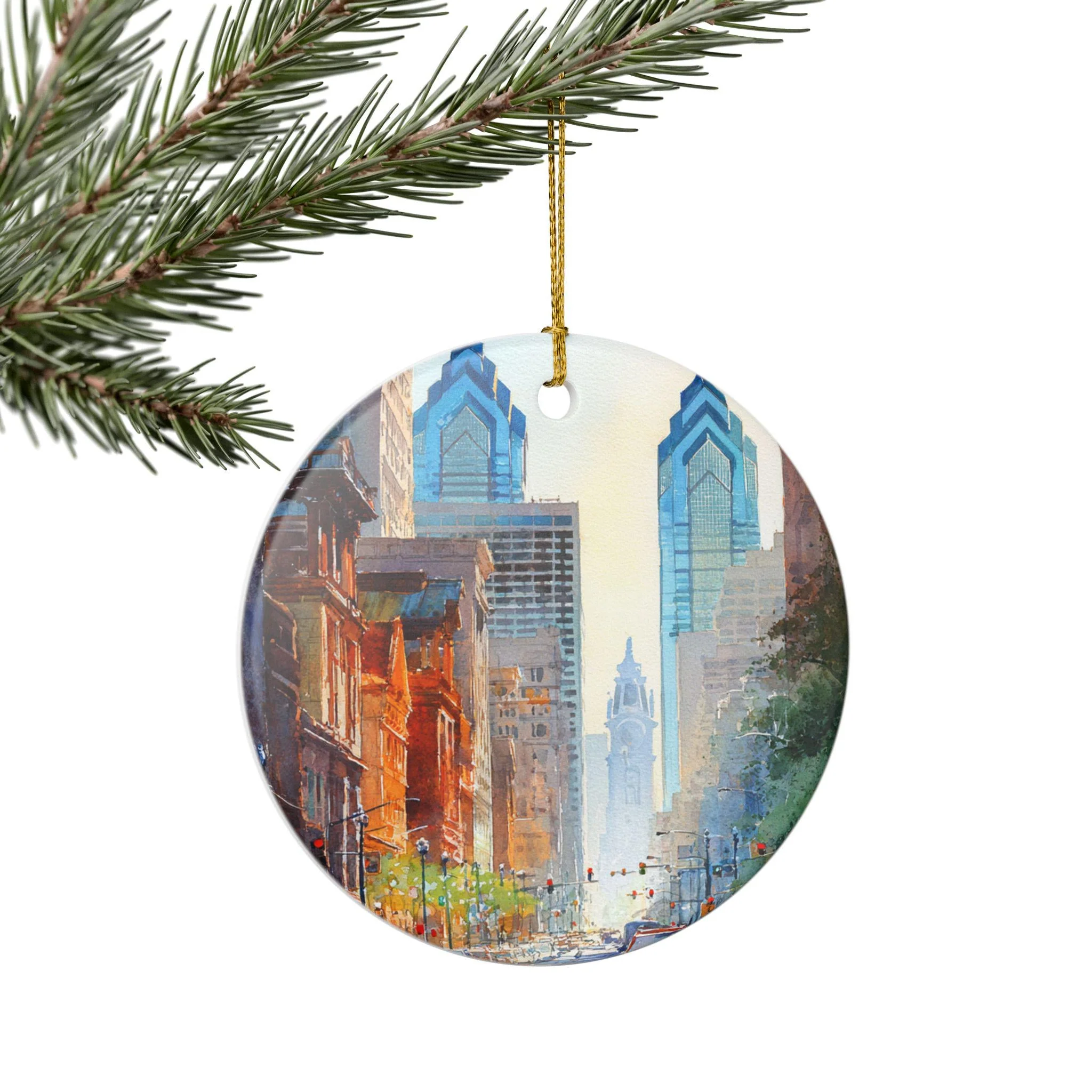 Philadelphia Ornament: Unique Philly Souvenir, Philly Xmas Decor, and Authentic Philly Gift - Image 6