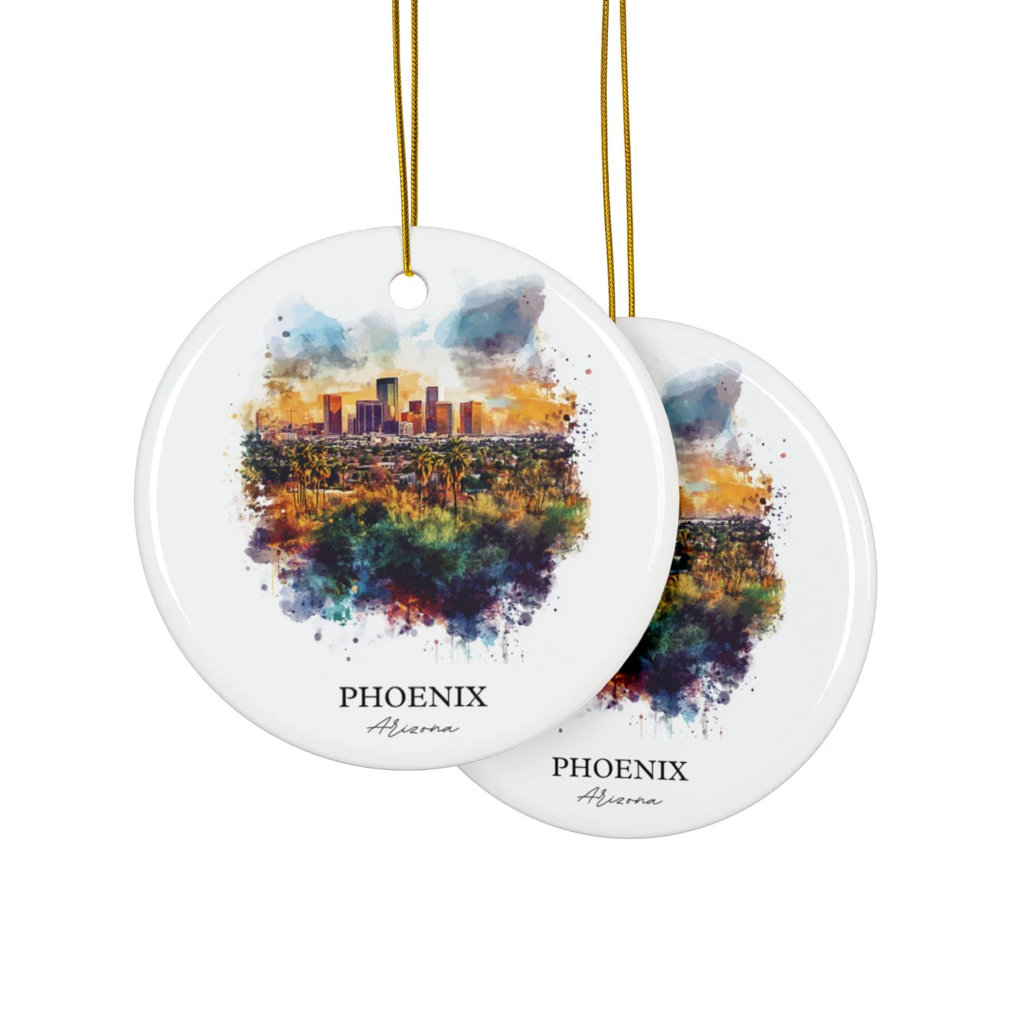 Phoenix AZ Ornament: Unique Phoenix Souvenir, Phoenix Xmas Decor, and Authentic Phoenix Arizona Gift - Image 2
