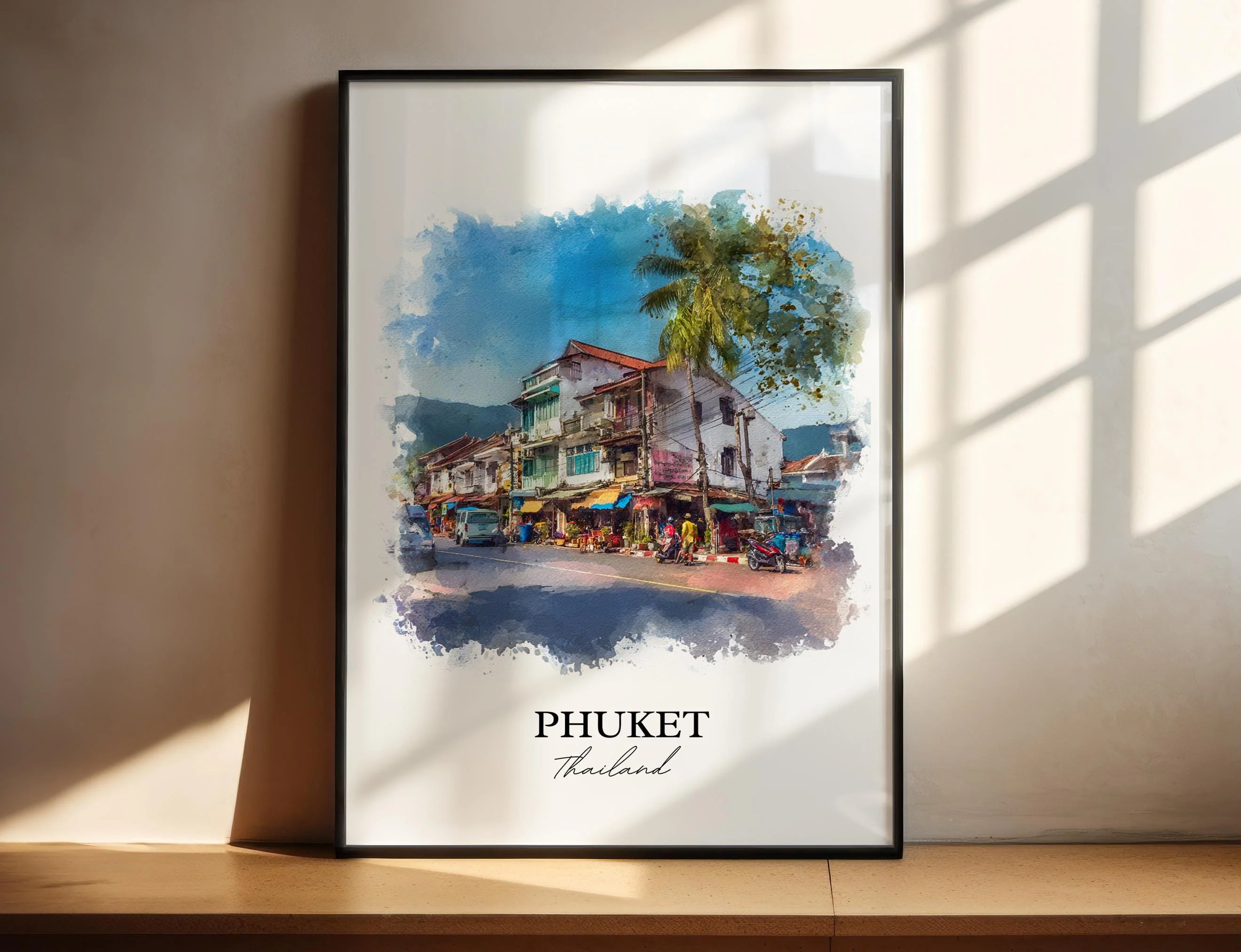 Phuket, Thailand – Watercolor Art Print