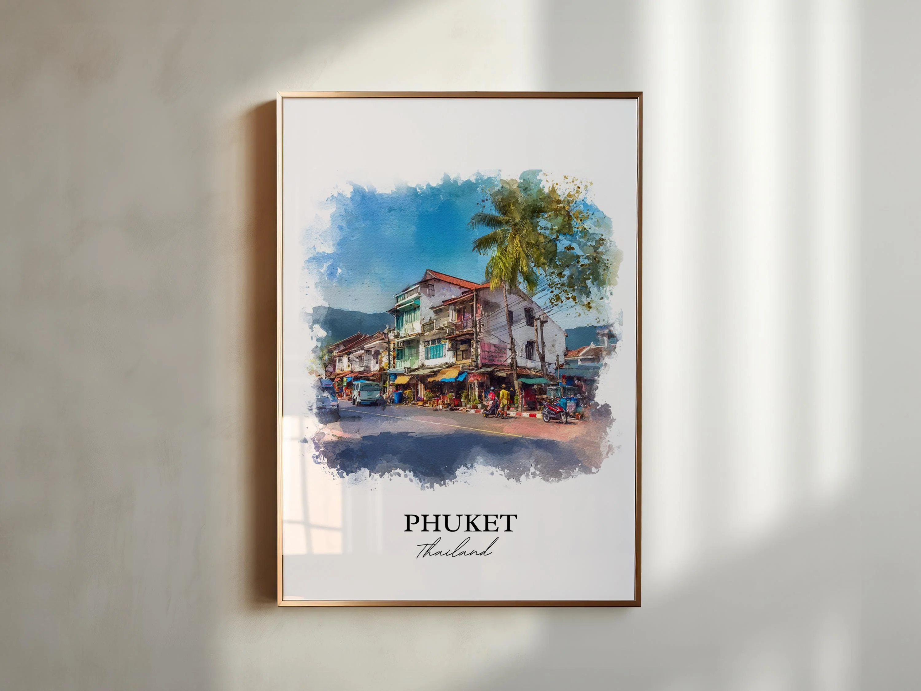 Phuket, Thailand – Watercolor Art Print - Image 3