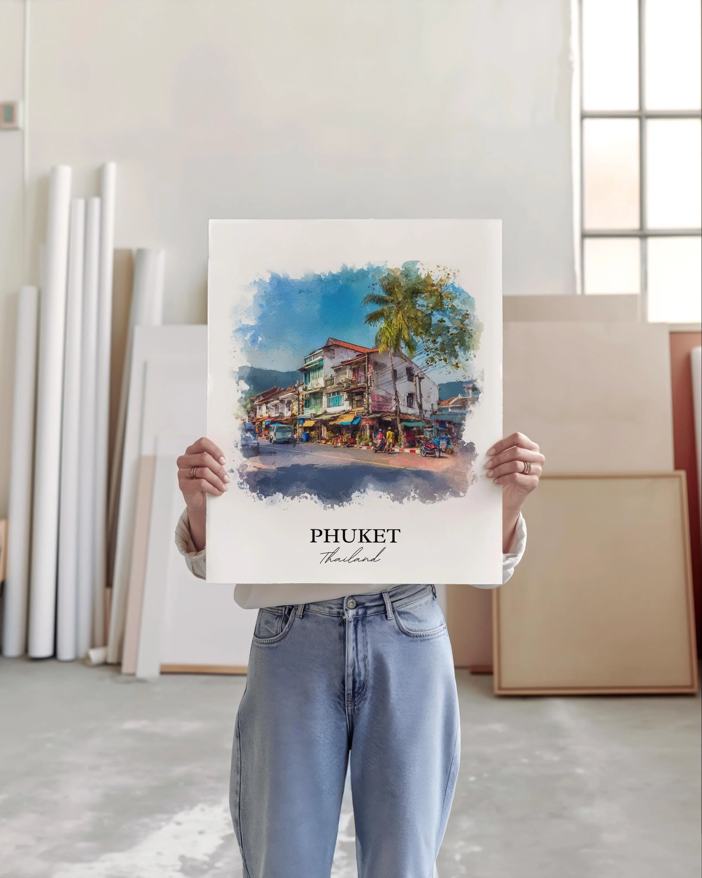Phuket, Thailand – Watercolor Art Print - Image 5