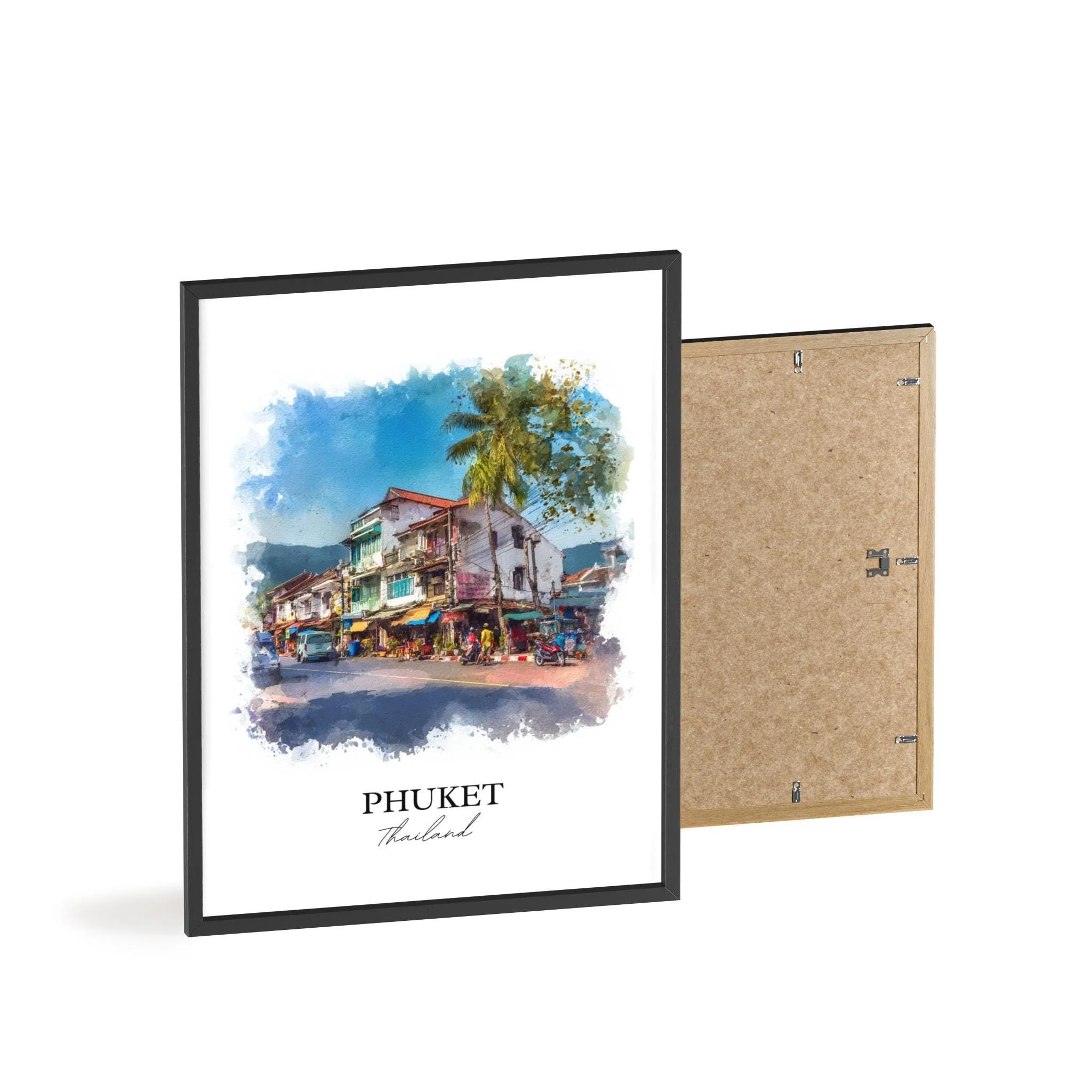 Phuket, Thailand – Watercolor Art Print - Image 7
