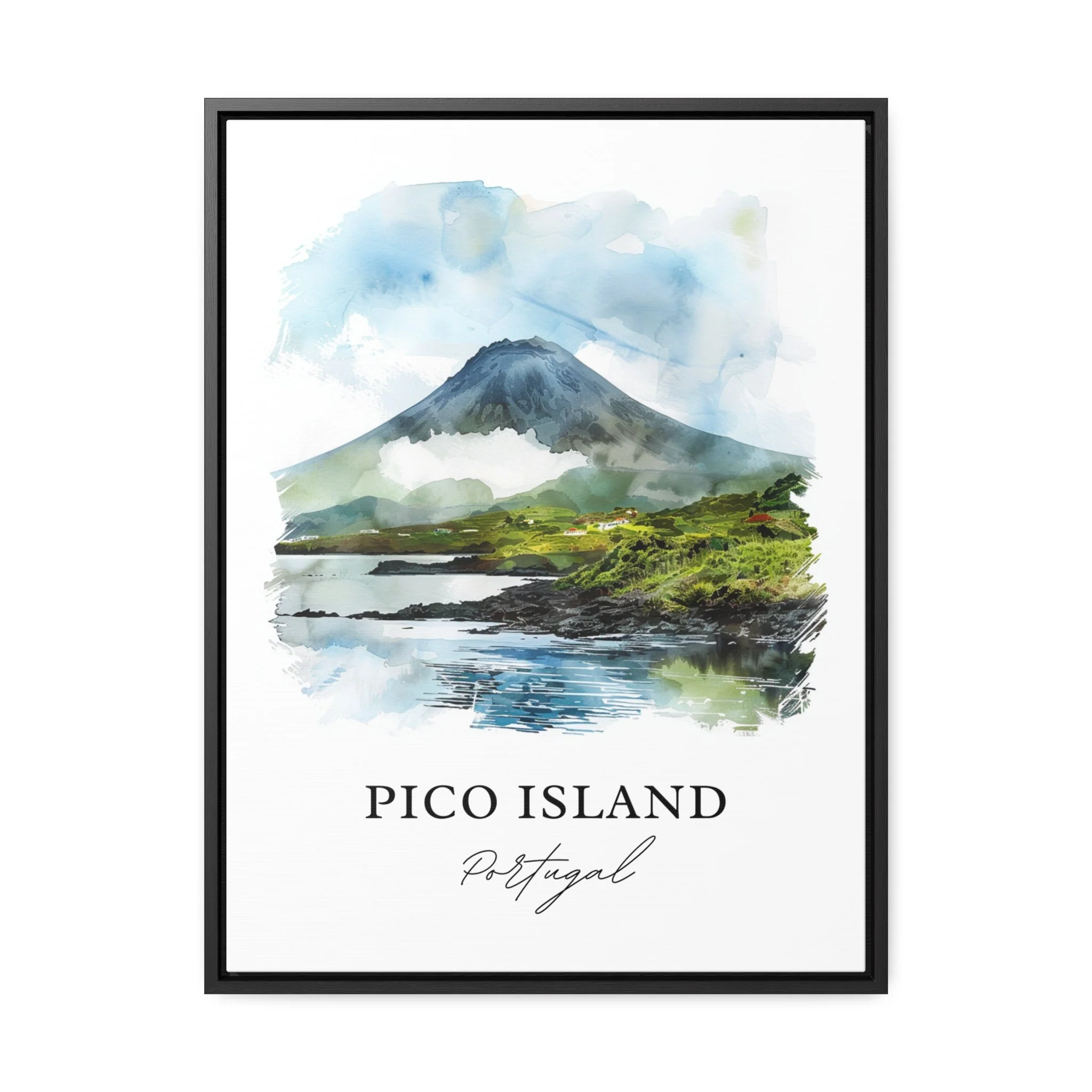 Pico Island, Portugal – Watercolor Art Print - Image 5