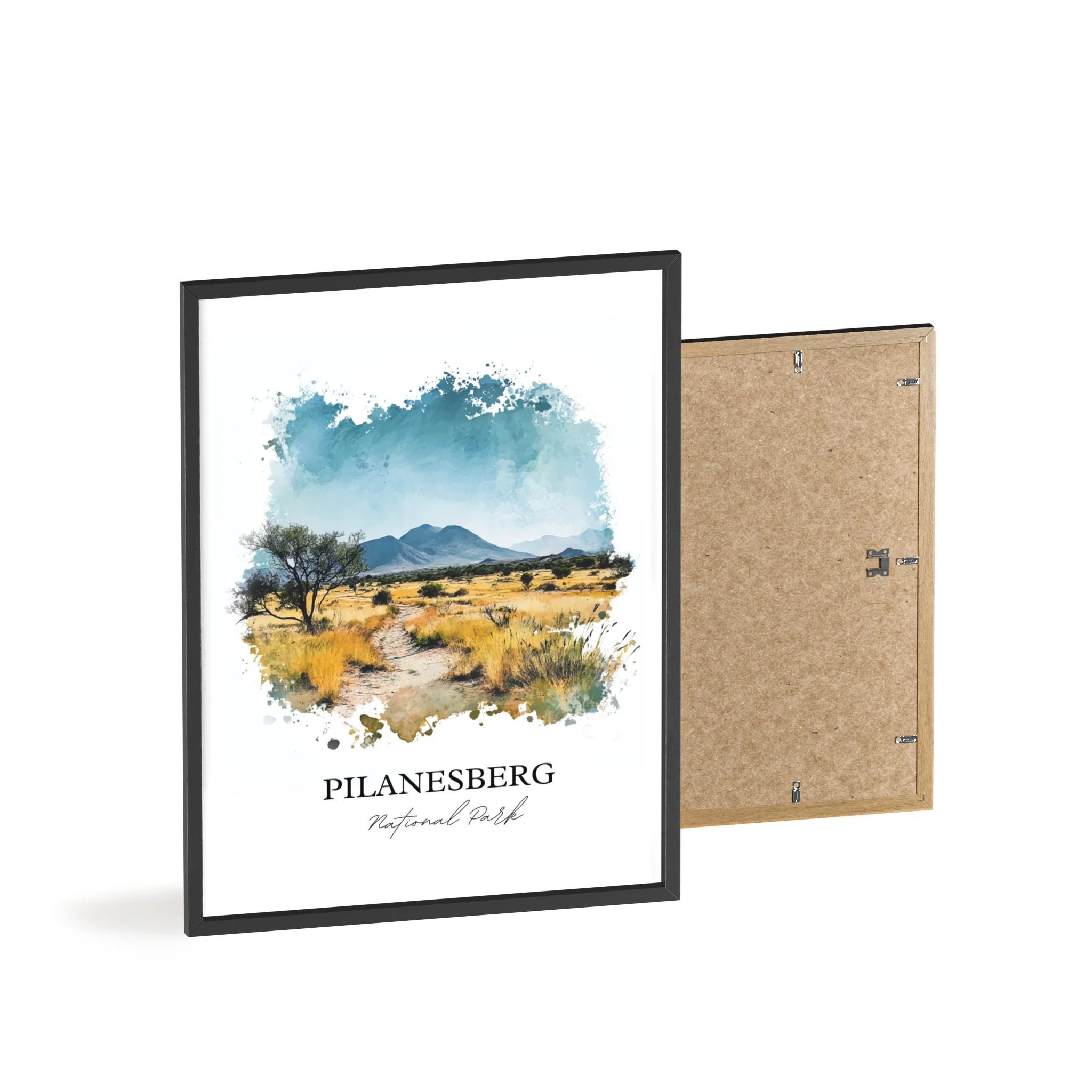 Pilanesberg National Park, South Africa – Watercolor Art Print - Image 8