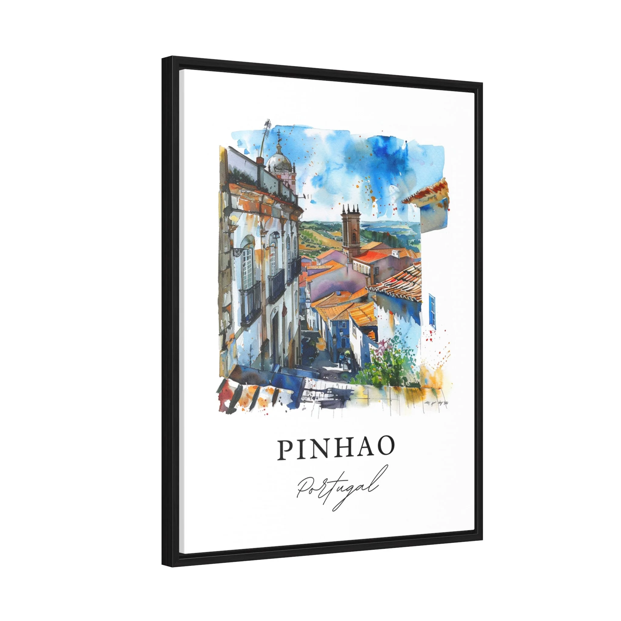 Pinhao, Portugal – Watercolor Art Print - Image 7