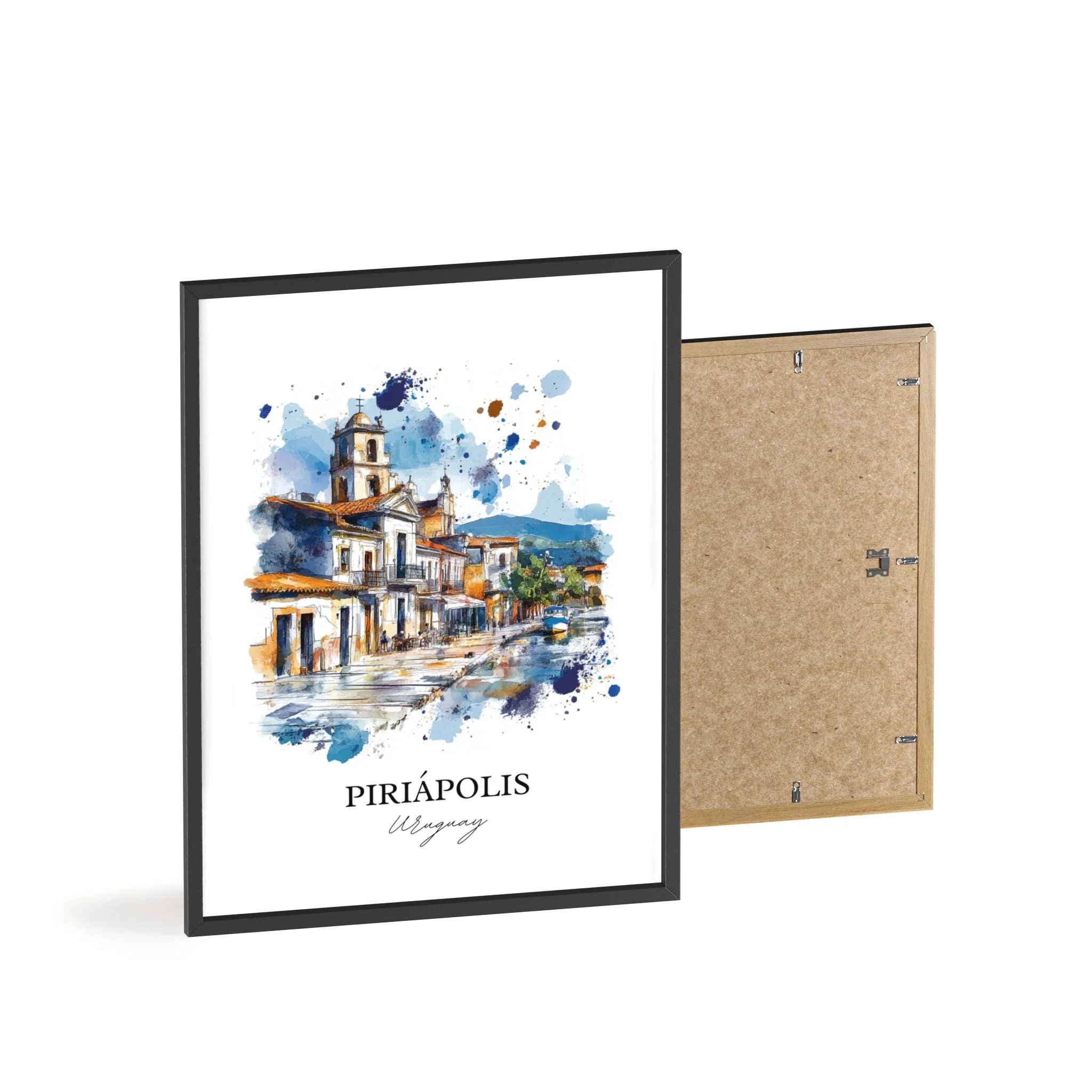 Piriápolis, Uruguay – Watercolor Art Print - Image 8