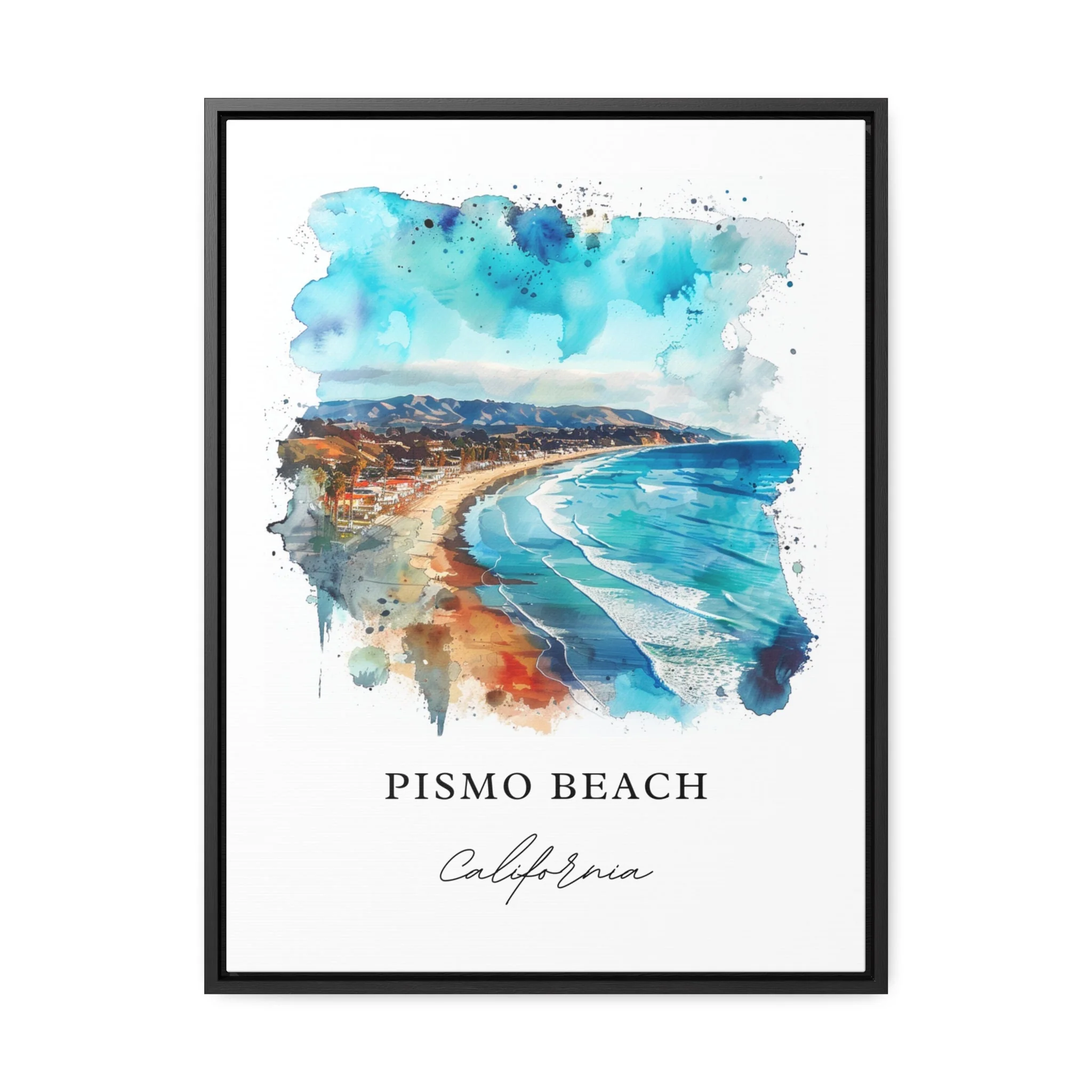Pismo Beach, USA – Watercolor Art Print - Image 5