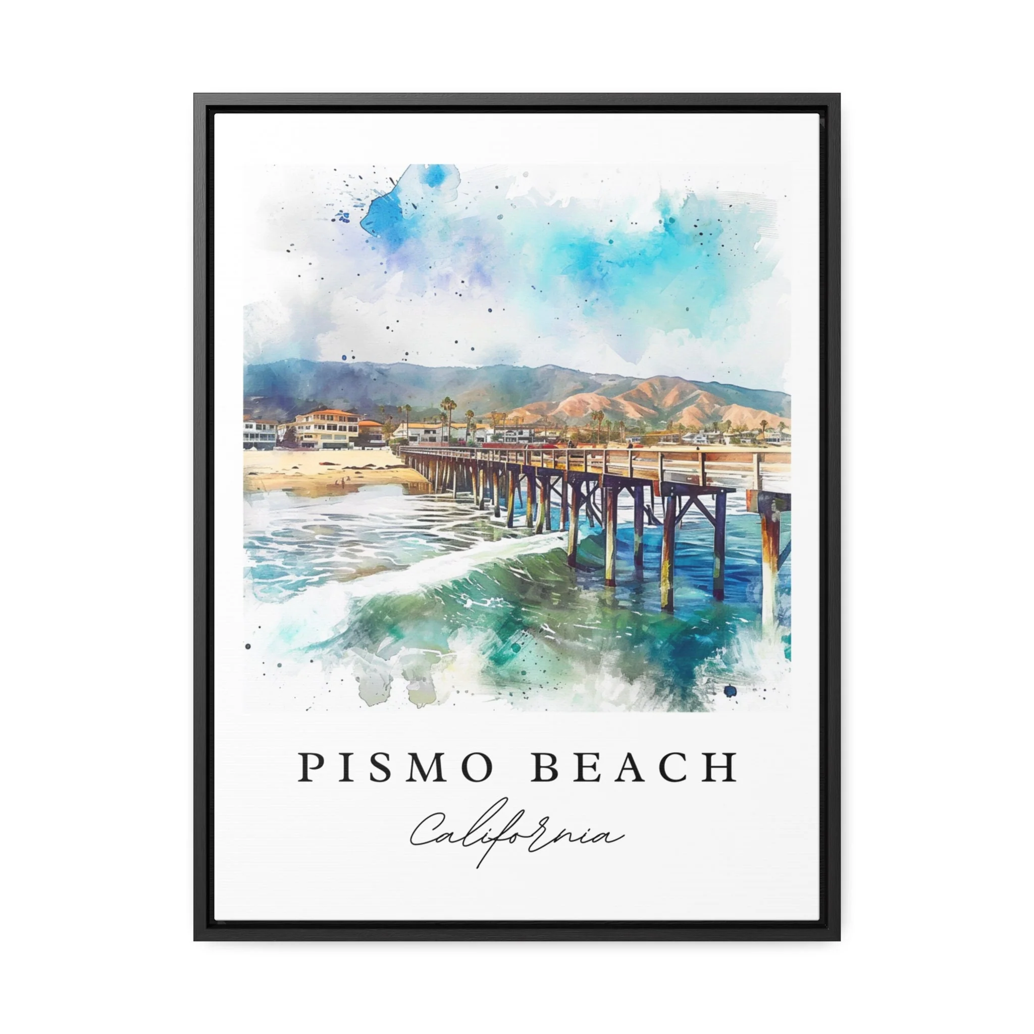 Pismo Beach, California – Watercolor Art Print - Image 6