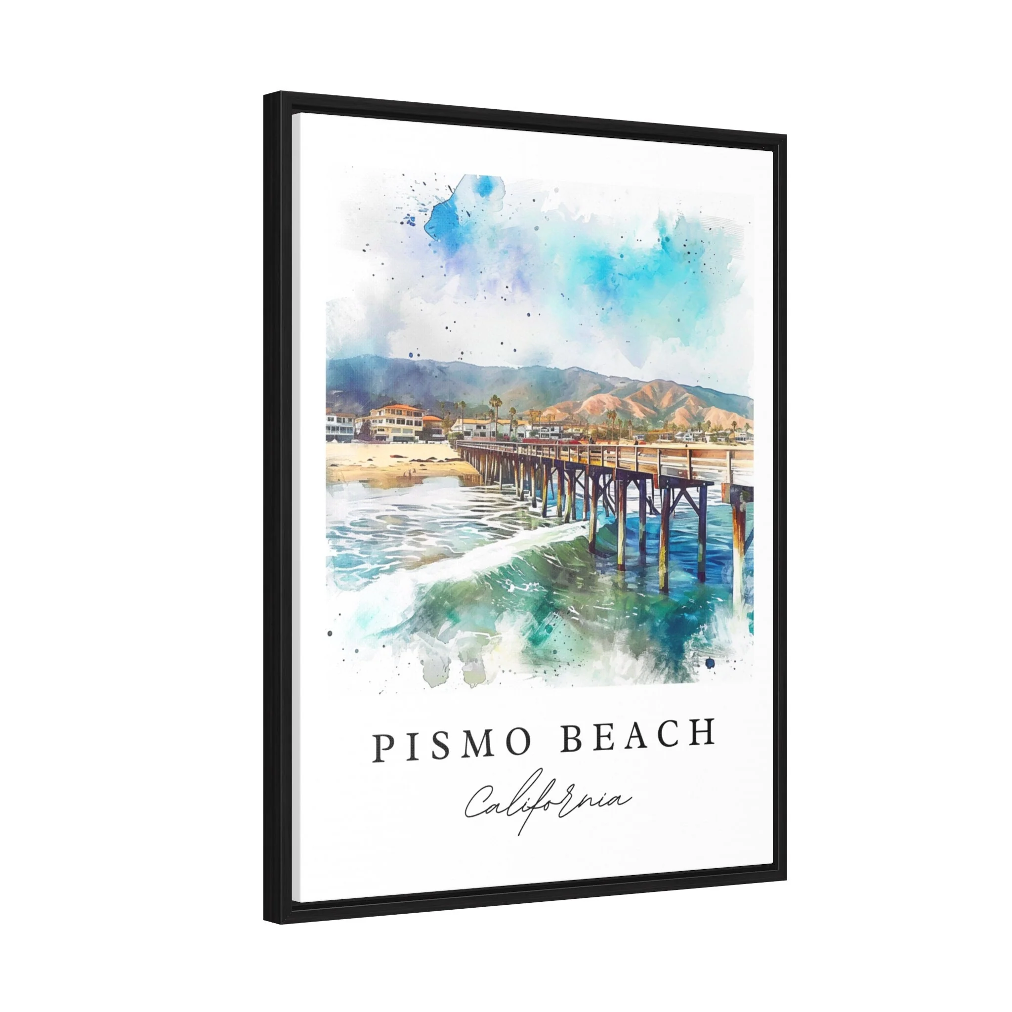 Pismo Beach, California – Watercolor Art Print - Image 7