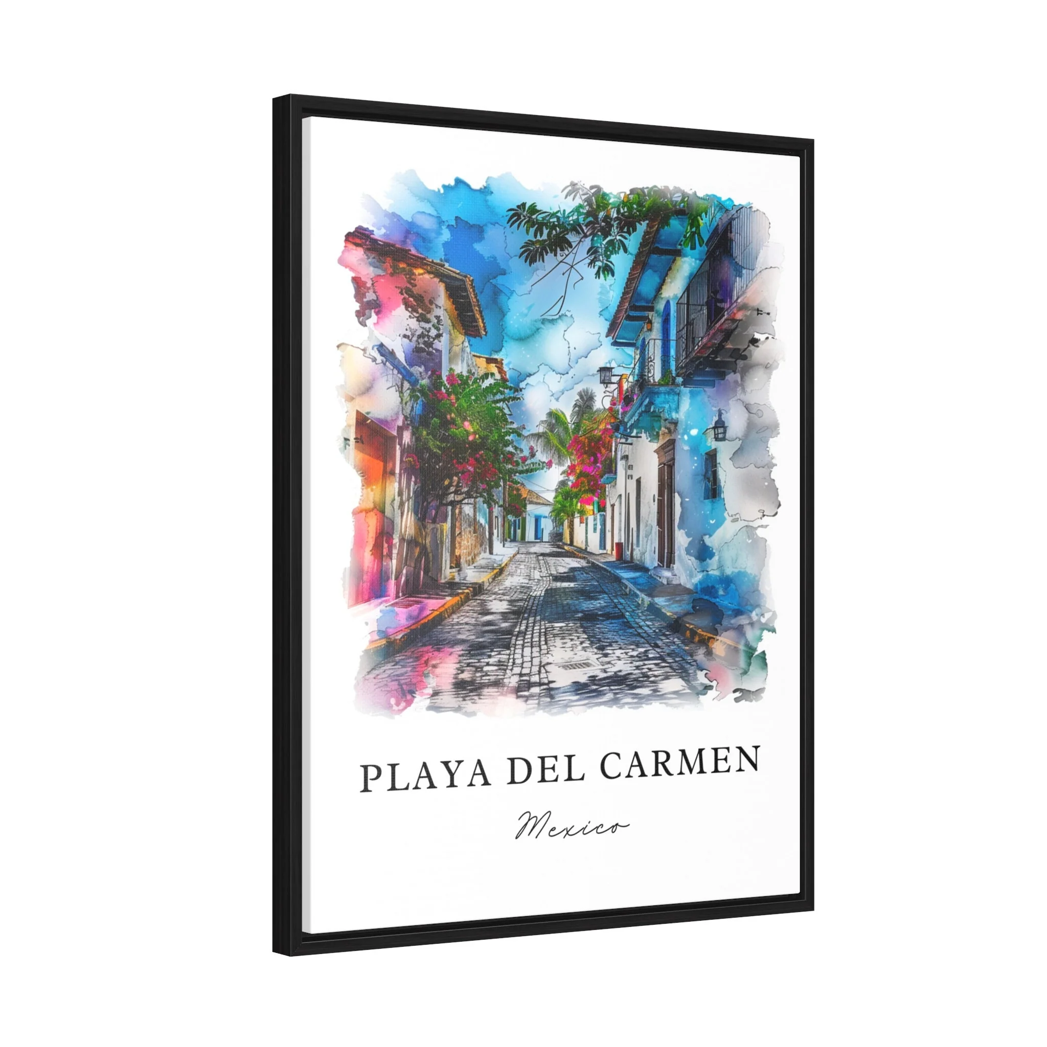 Playa Del Carmen, Mexico – Watercolor Art Print - Image 6