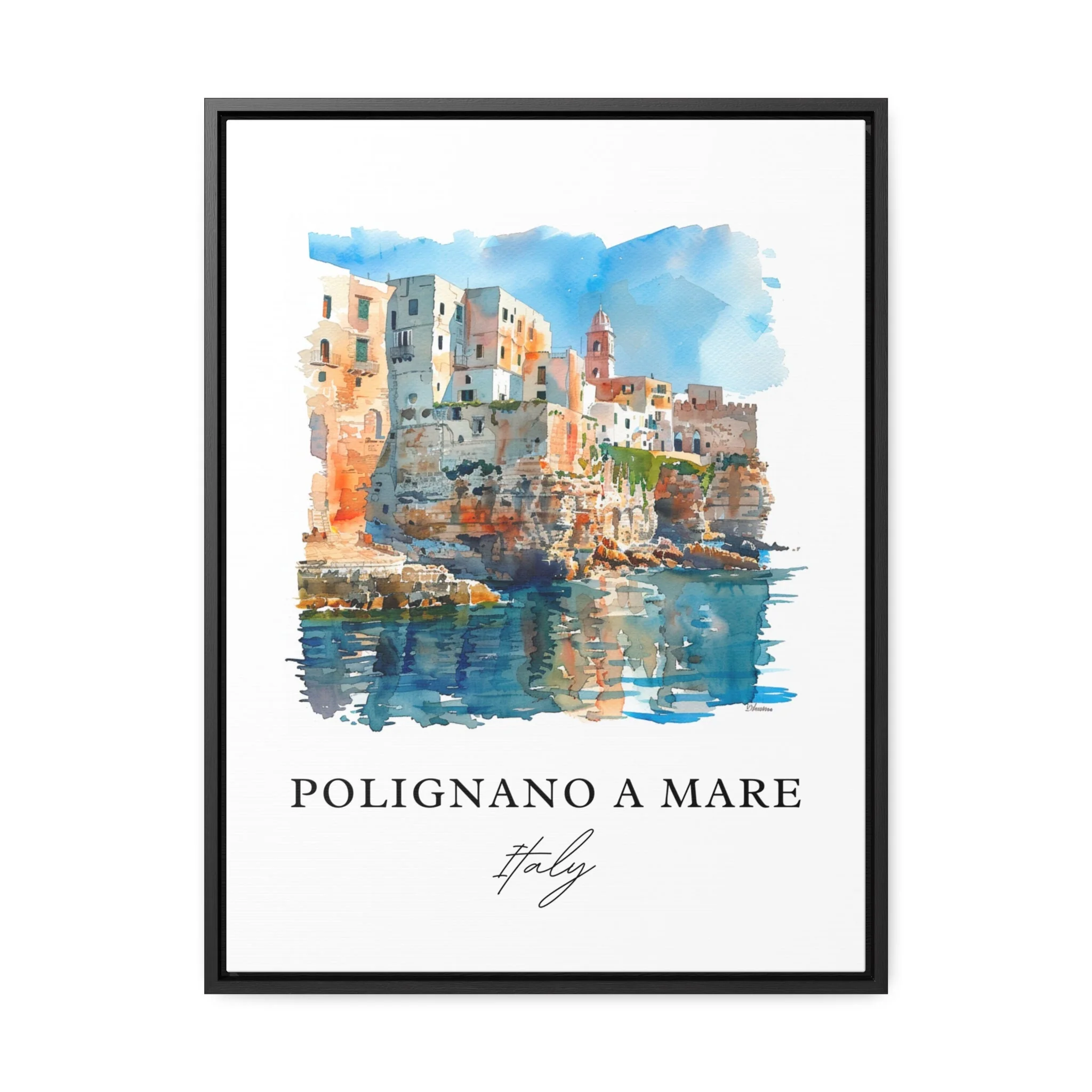 Polignano a Mare, Italy – Watercolor Art Print - Image 5