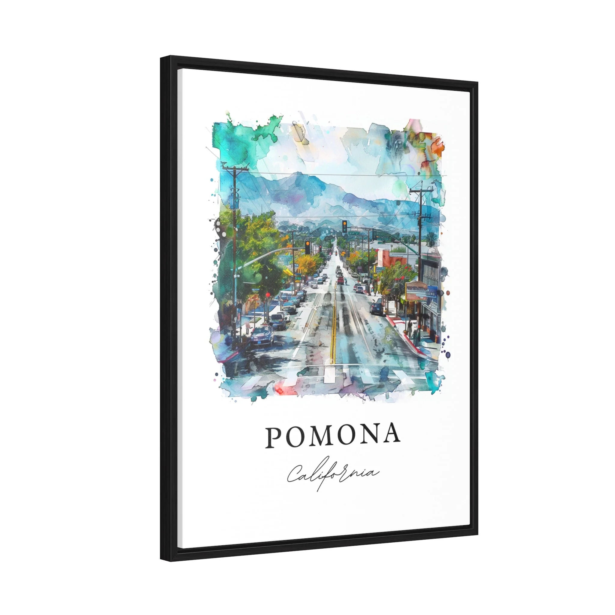 Pomona, California – Watercolor Art Print - Image 7