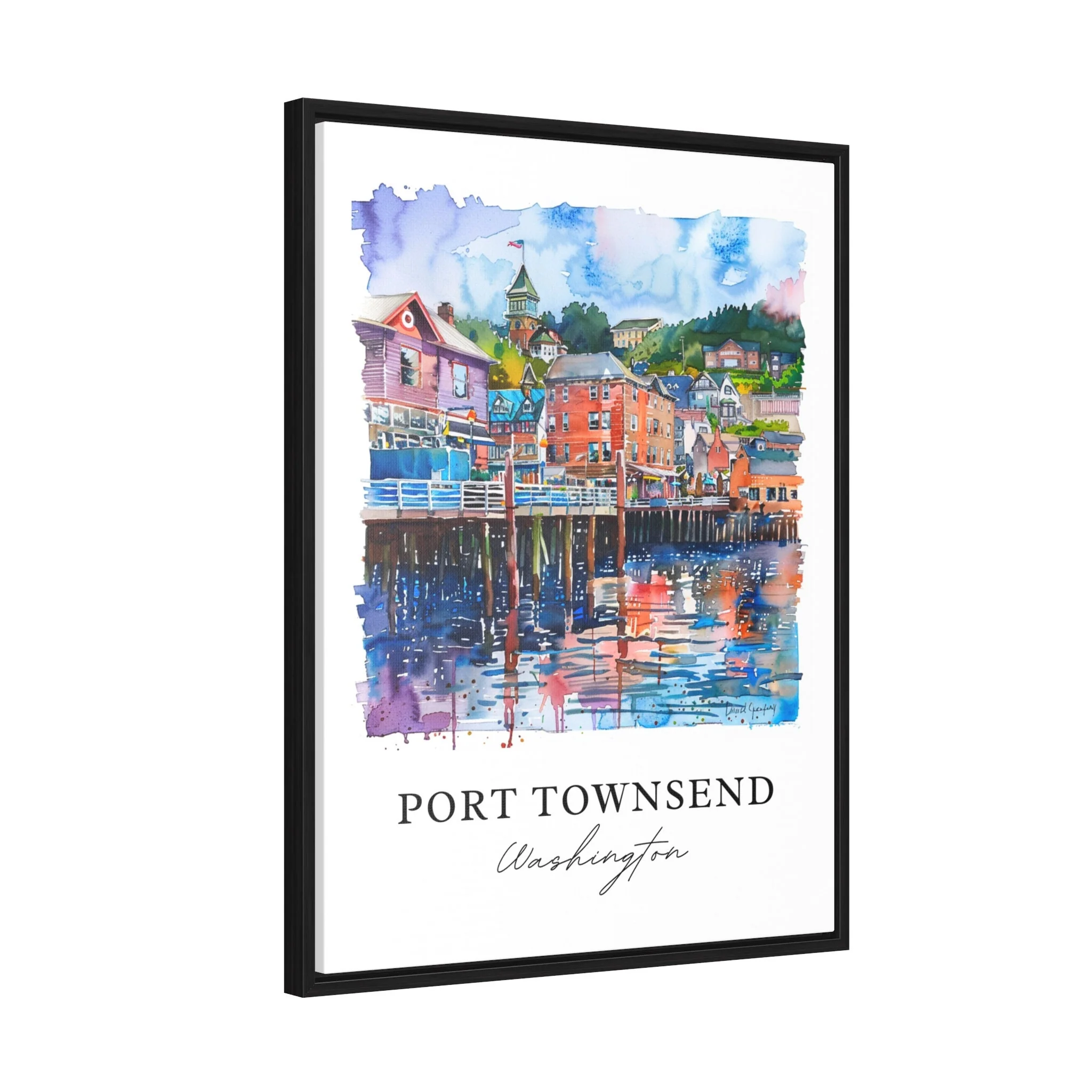 Port Townsend, USA – Watercolor Art Print - Image 6