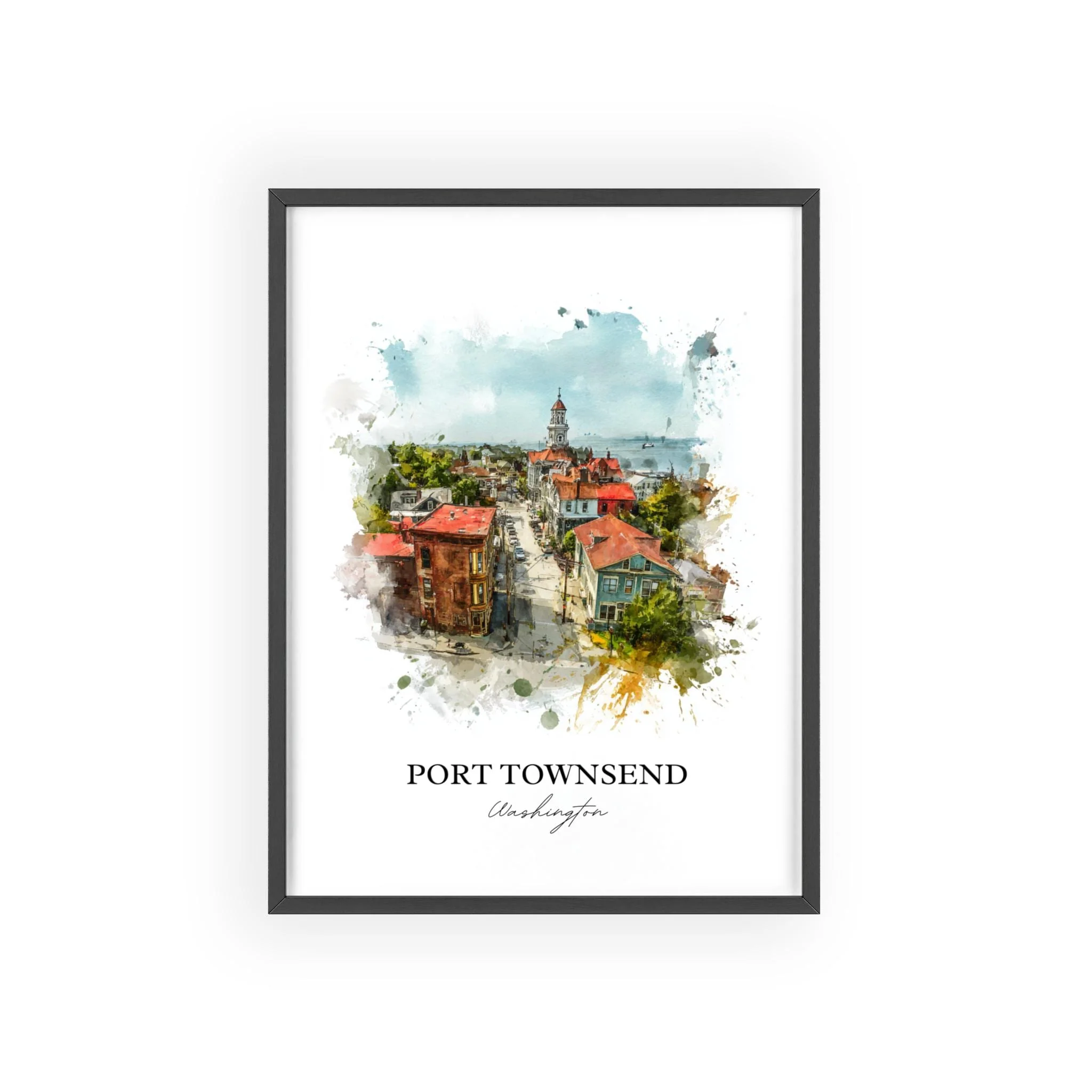 Port Townsend, Washington – Watercolor Art Print - Image 10