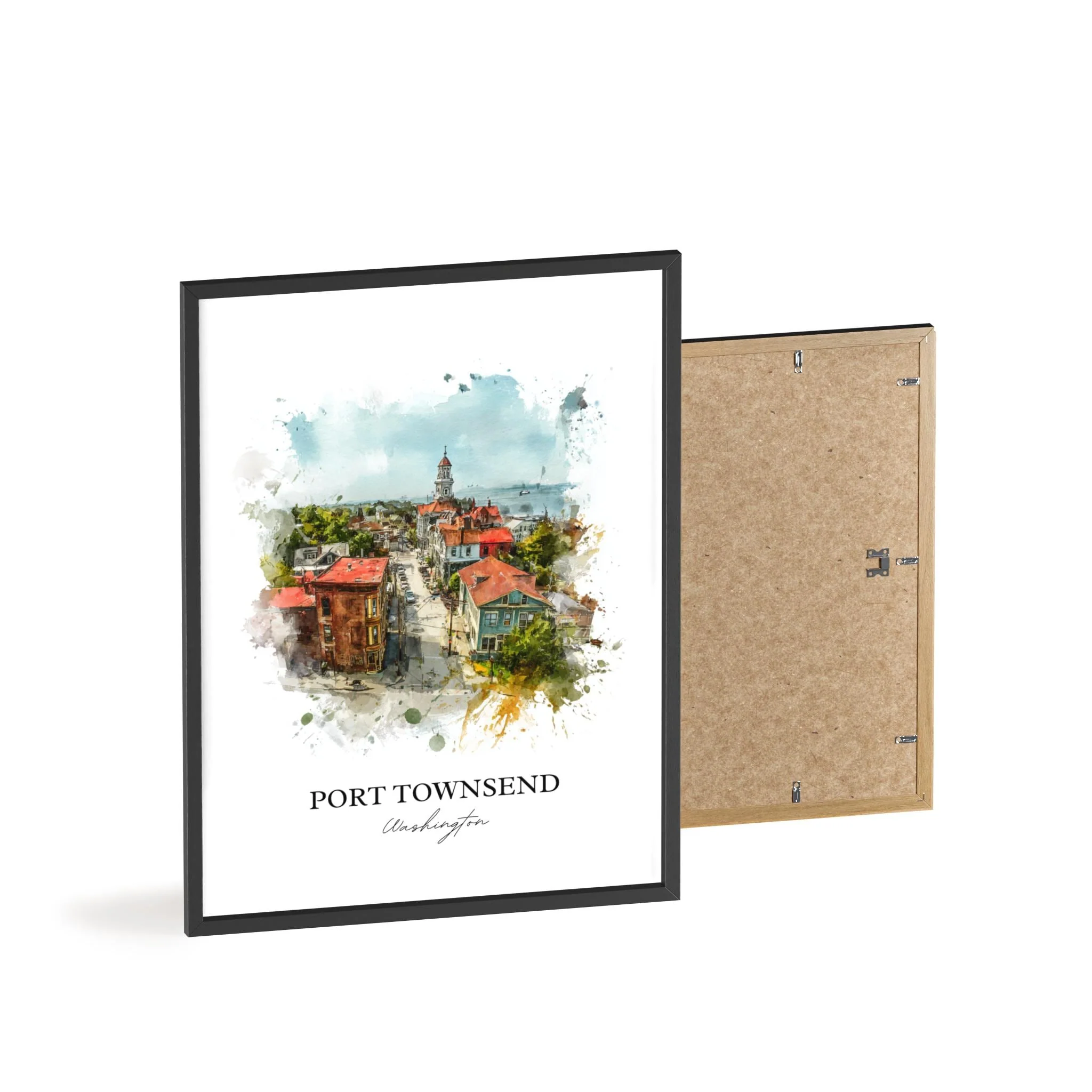 Port Townsend, Washington – Watercolor Art Print - Image 11