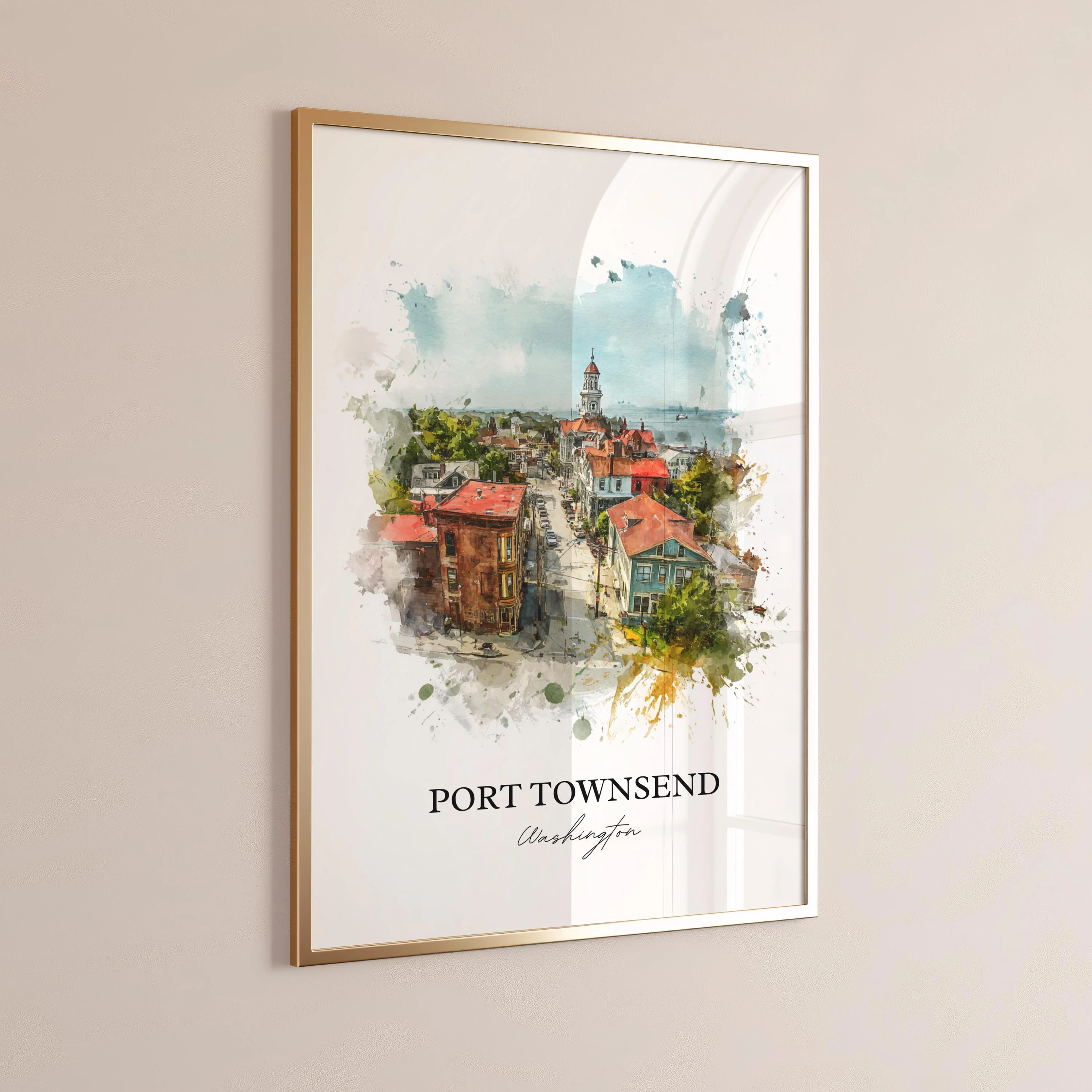 Port Townsend, Washington – Watercolor Art Print - Image 5