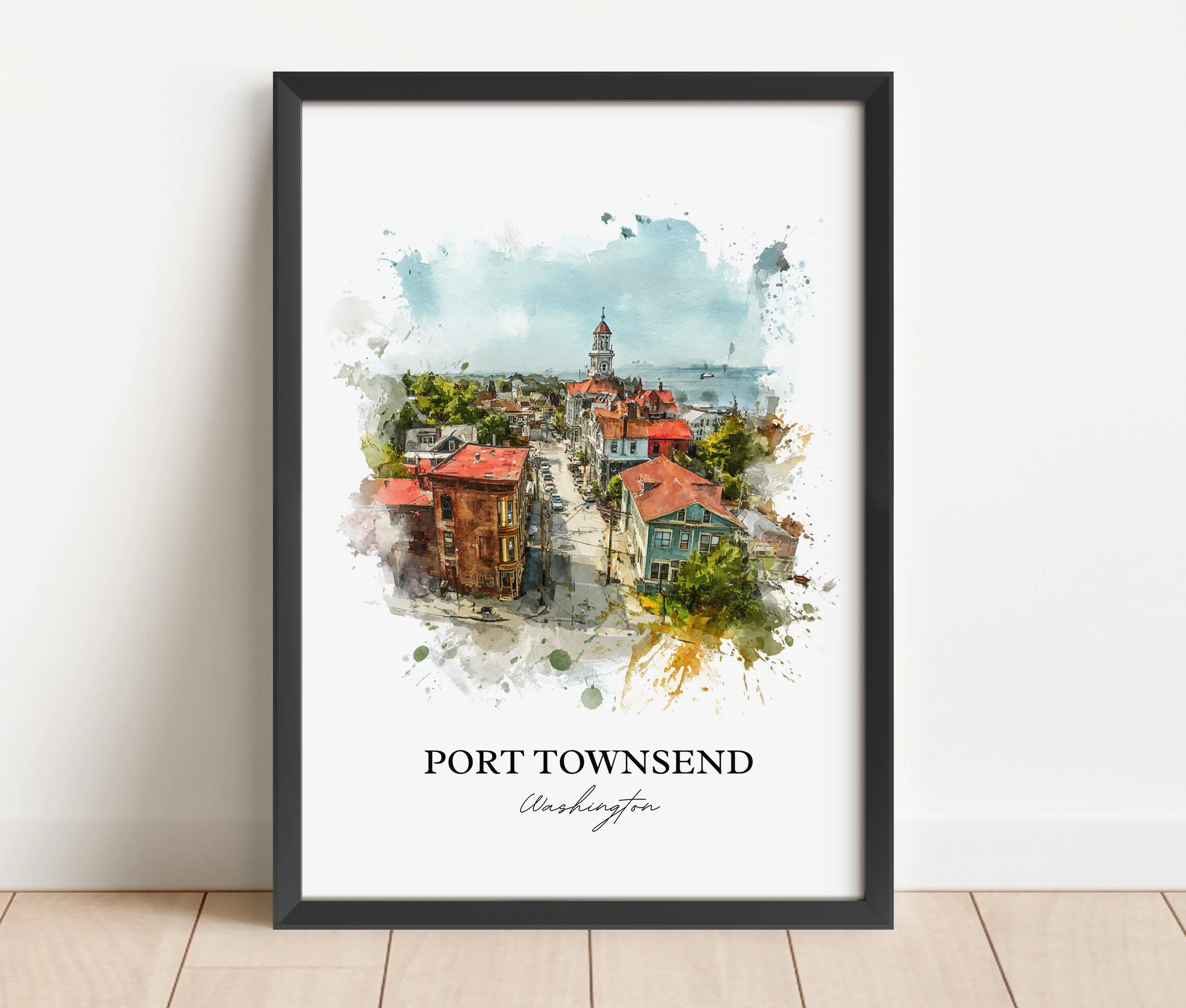 Port Townsend, Washington – Watercolor Art Print - Image 7