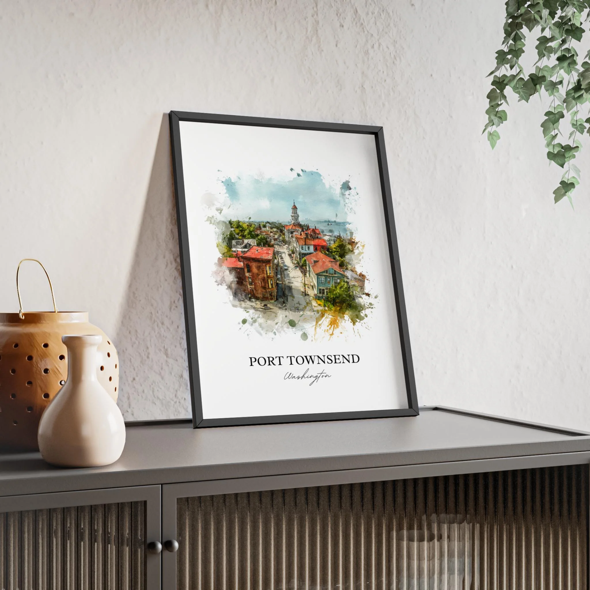 Port Townsend, Washington – Watercolor Art Print - Image 9