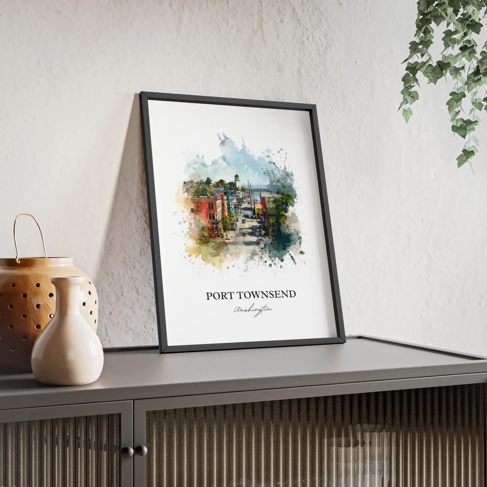 Port Townsend, Washington – Watercolor Art Print - Image 5