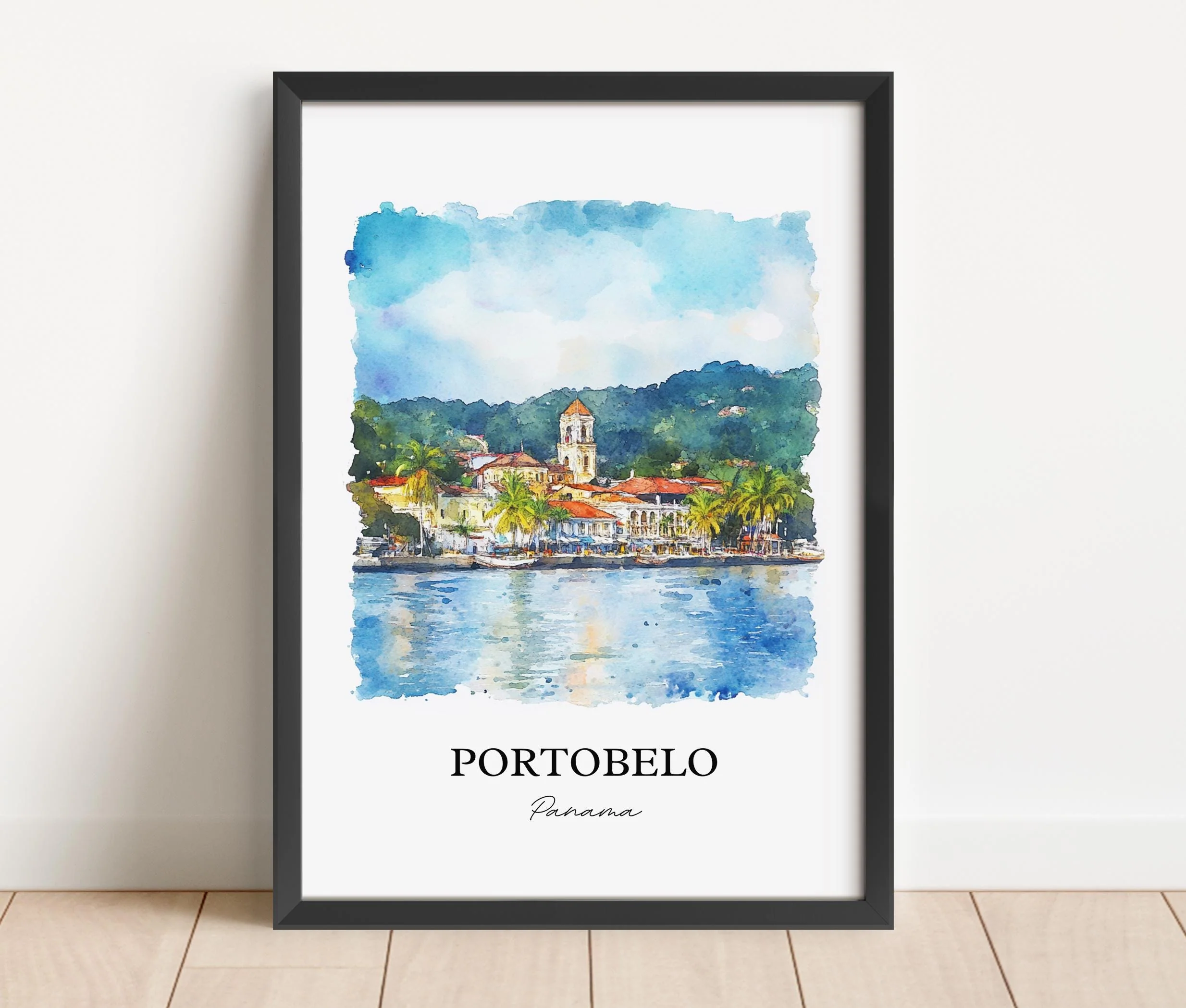 Portobelo, Panama – Watercolor Art Print - Image 5