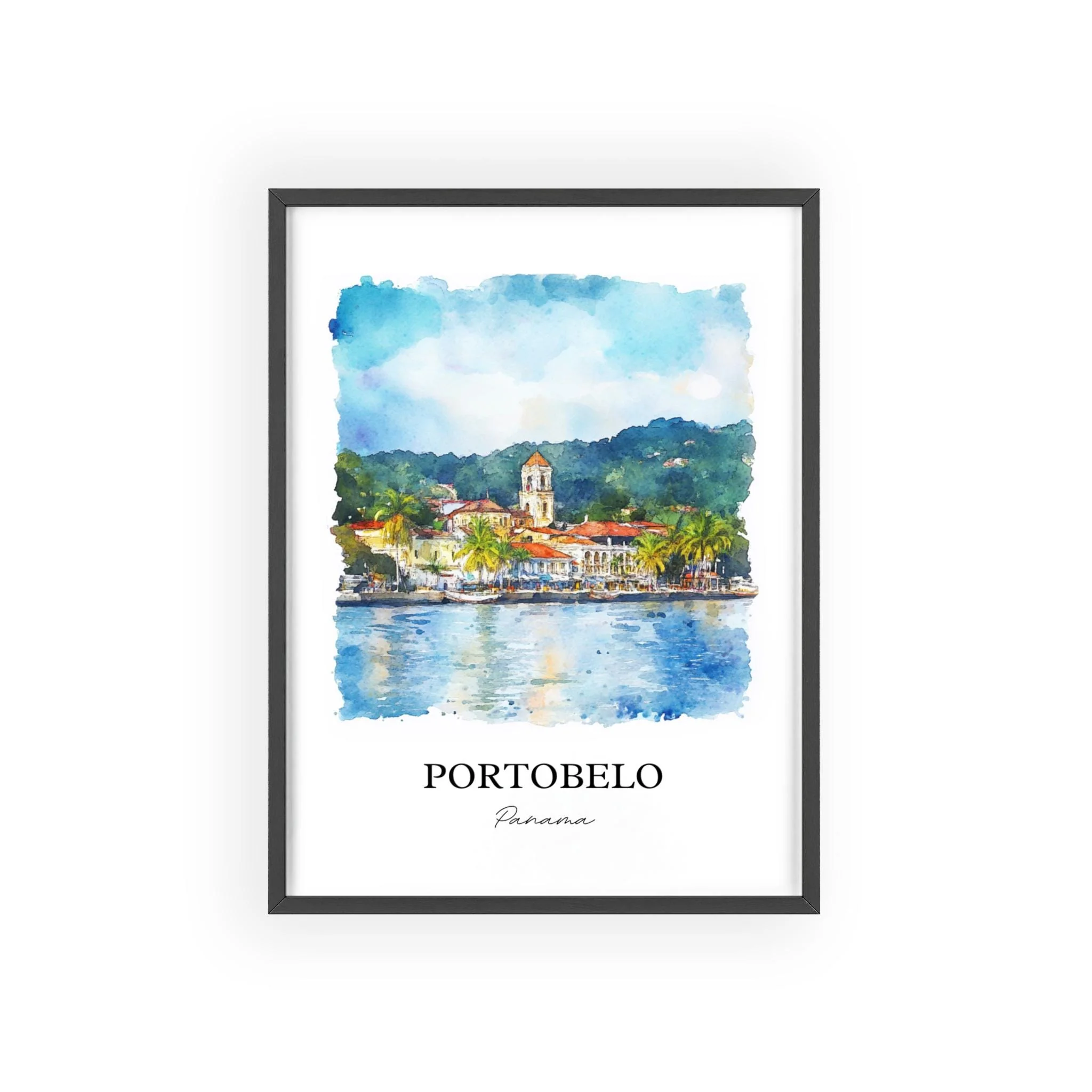 Portobelo, Panama – Watercolor Art Print - Image 7