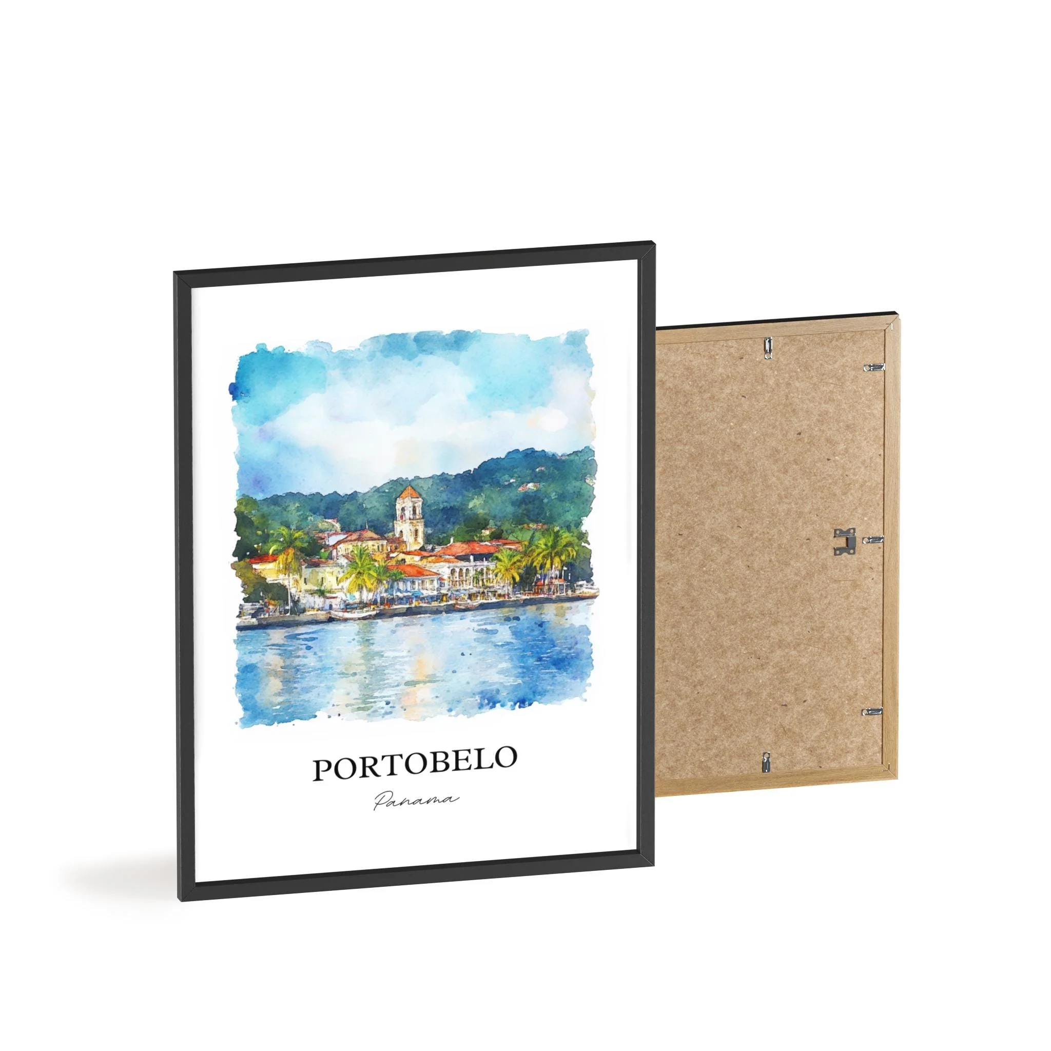 Portobelo, Panama – Watercolor Art Print - Image 8