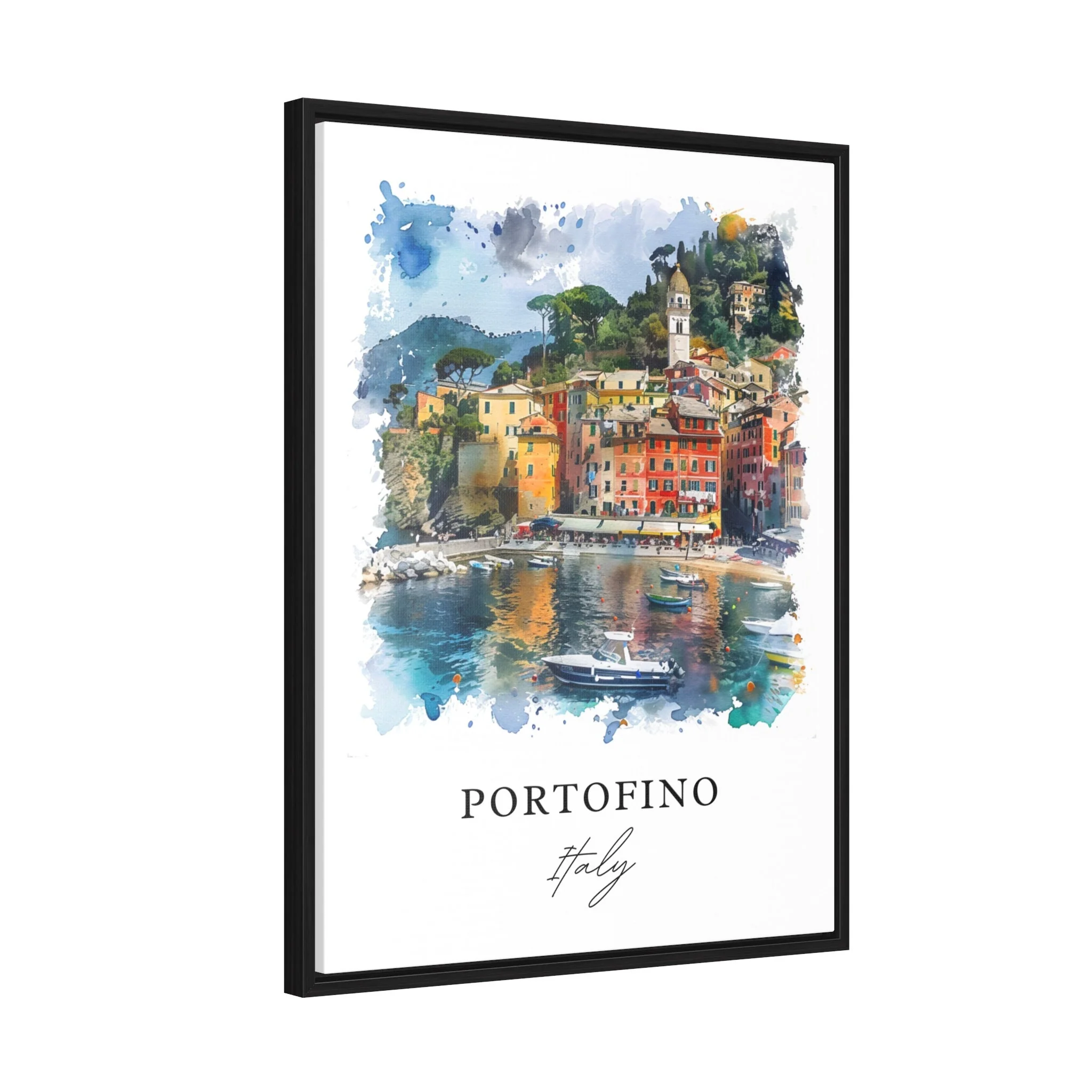 Portofino, Italy – Watercolor Art Print - Image 6
