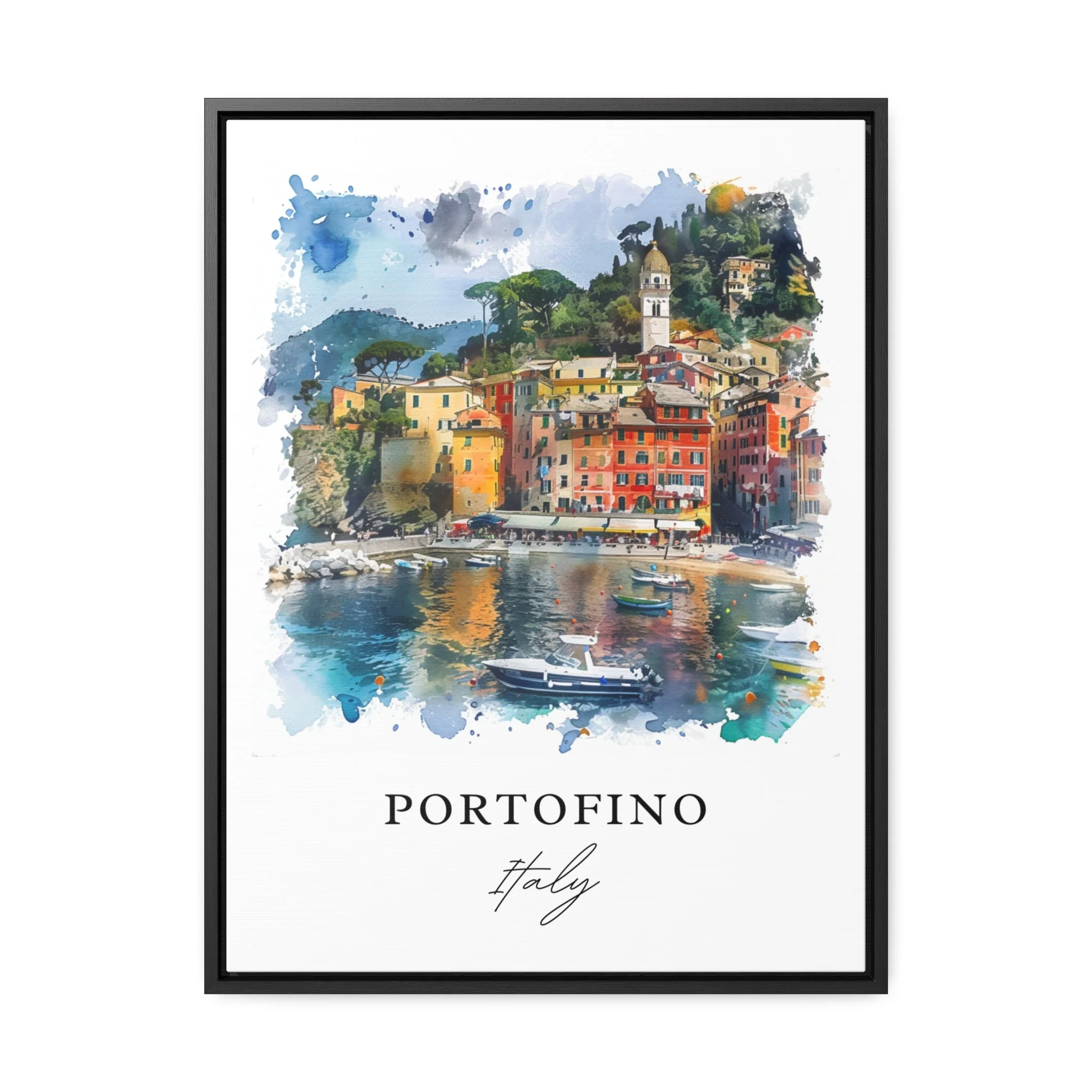 Portofino, Italy – Watercolor Art Print - Image 5