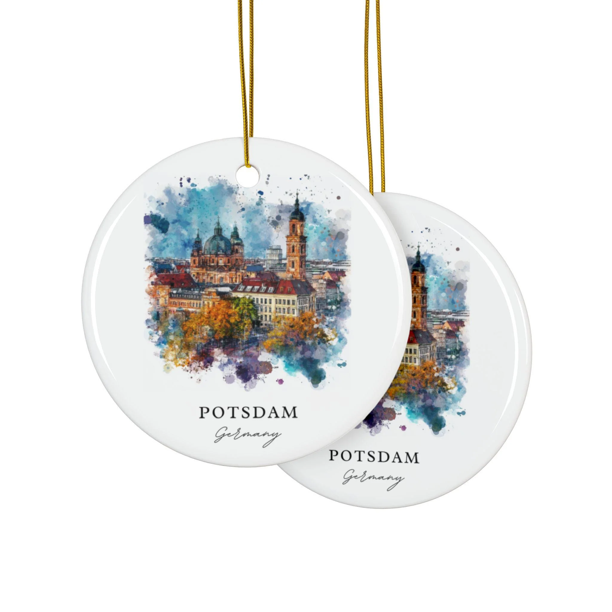 Potsdam Germany Ornament: Unique Potsdam Souvenir, Potsdam Xmas Decor, and Authentic Potsdam Gift - Image 2