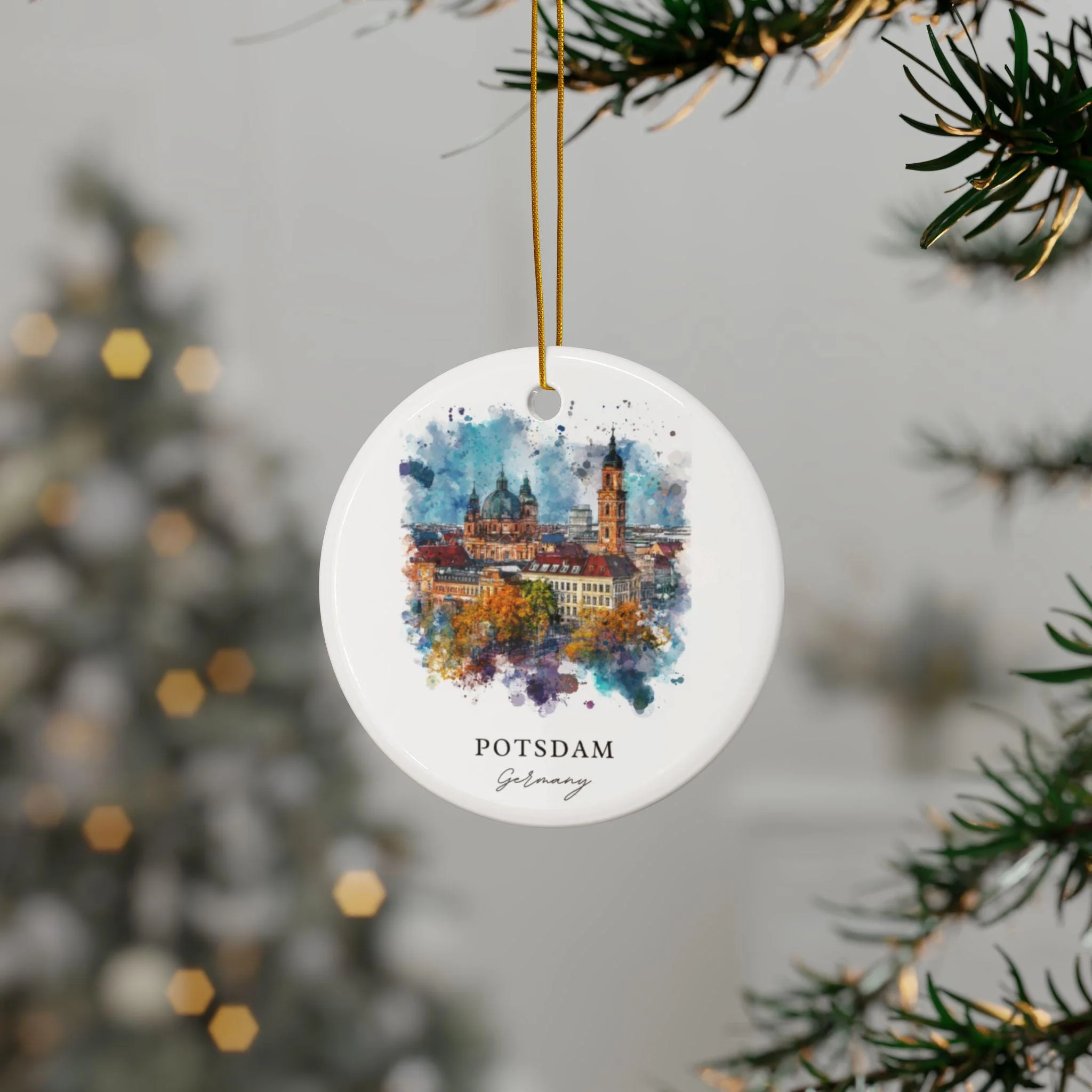 Potsdam Germany Ornament: Unique Potsdam Souvenir, Potsdam Xmas Decor, and Authentic Potsdam Gift - Image 3