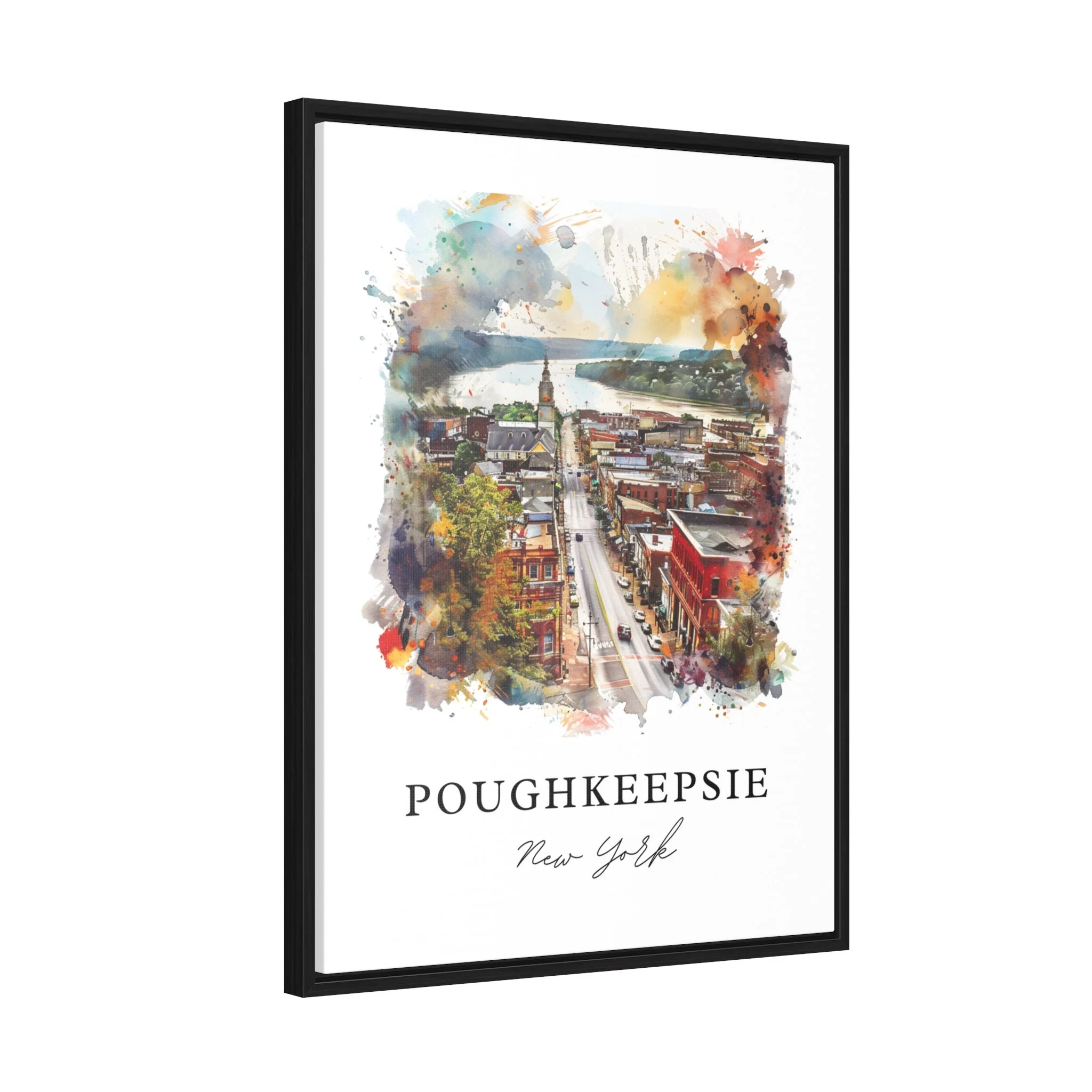 Poughkeepsie, NY, USA – Watercolor Art Print - Image 6