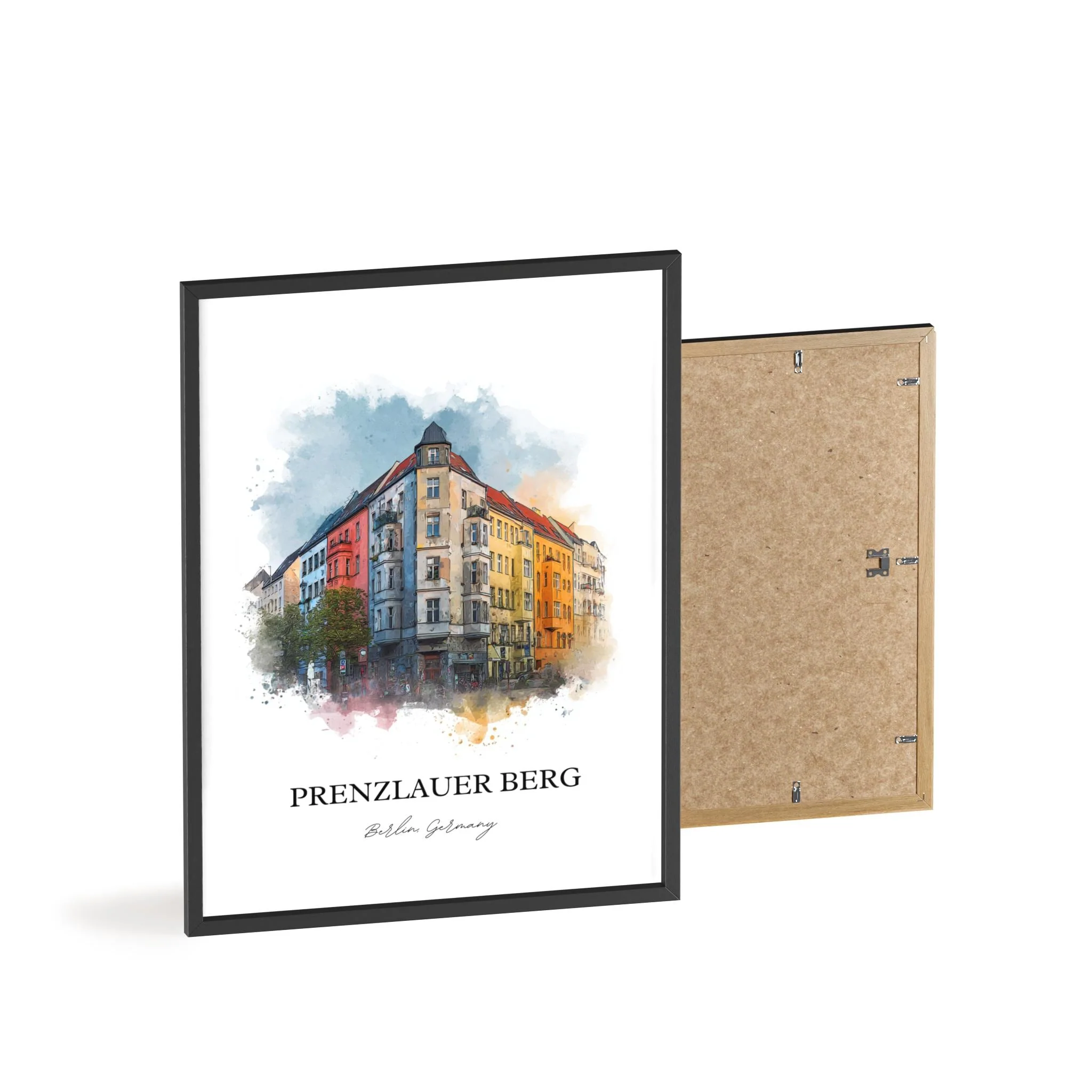 Prenzlauer Berg, Germany – Watercolor Art Print - Image 10