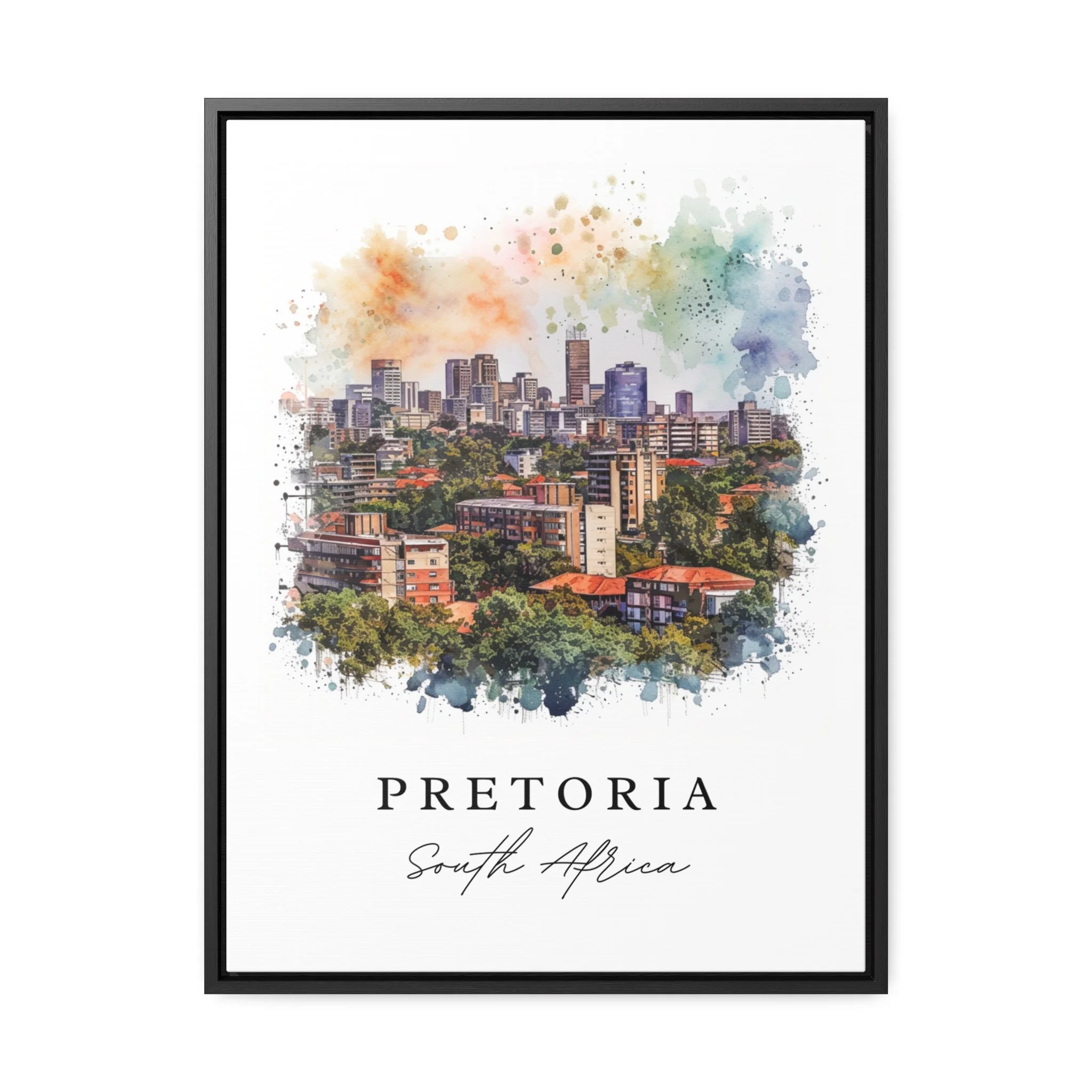 Pretoria, South Africa – Watercolor Art Print - Image 6