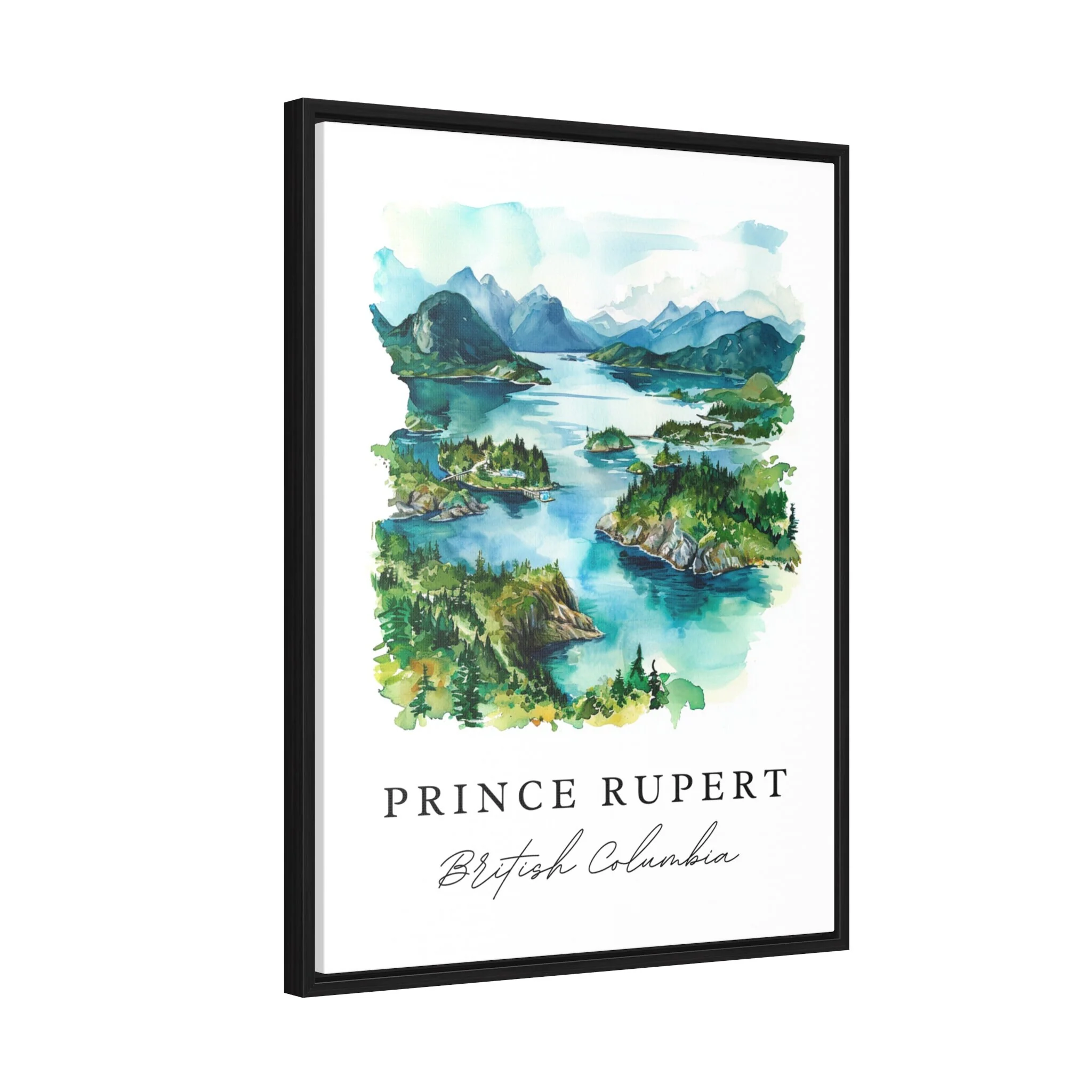 Prince Rupert, British Columbia – Watercolor Art Print - Image 7