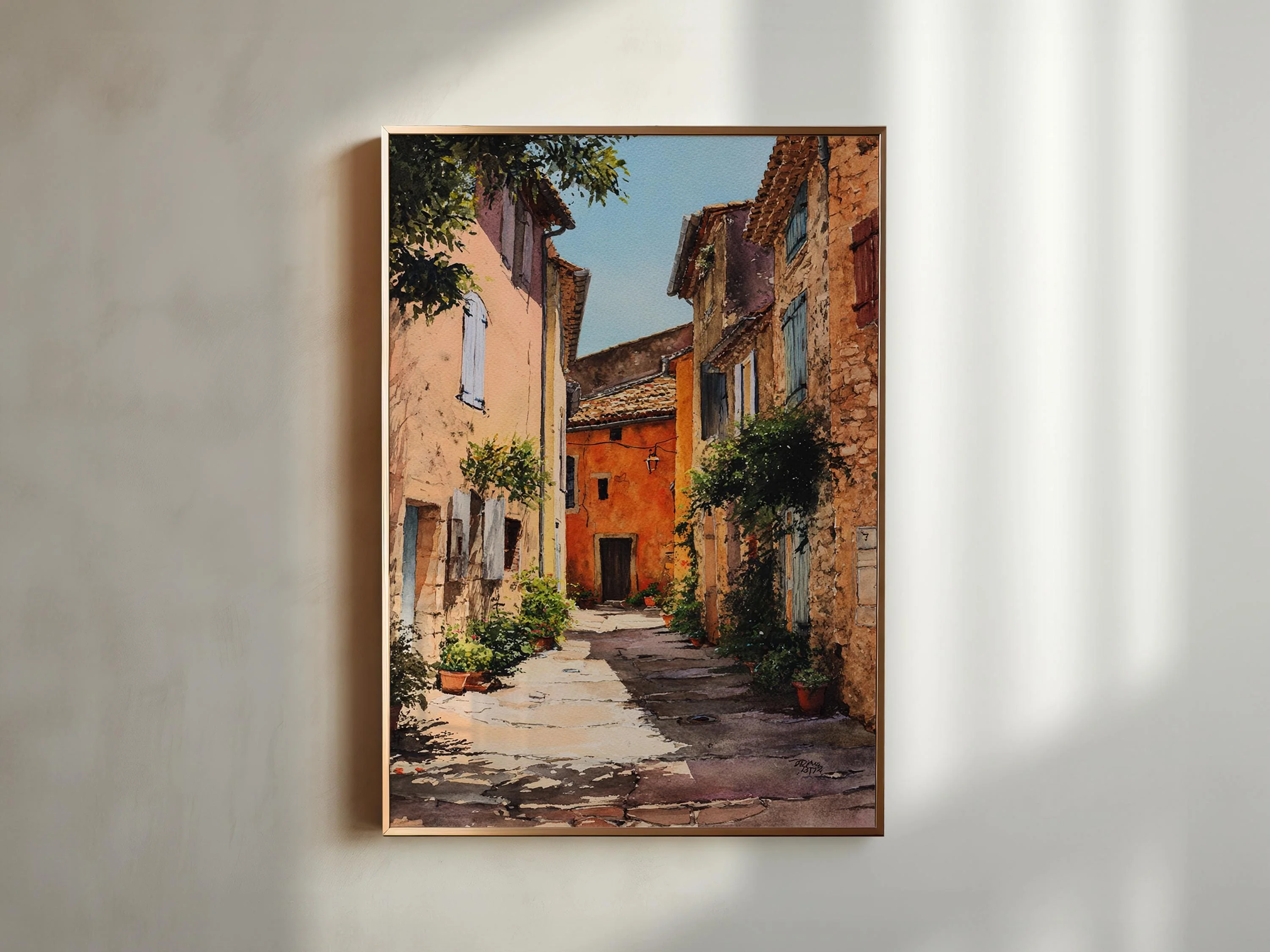 Provence, France – Watercolor Art Print - Image 4