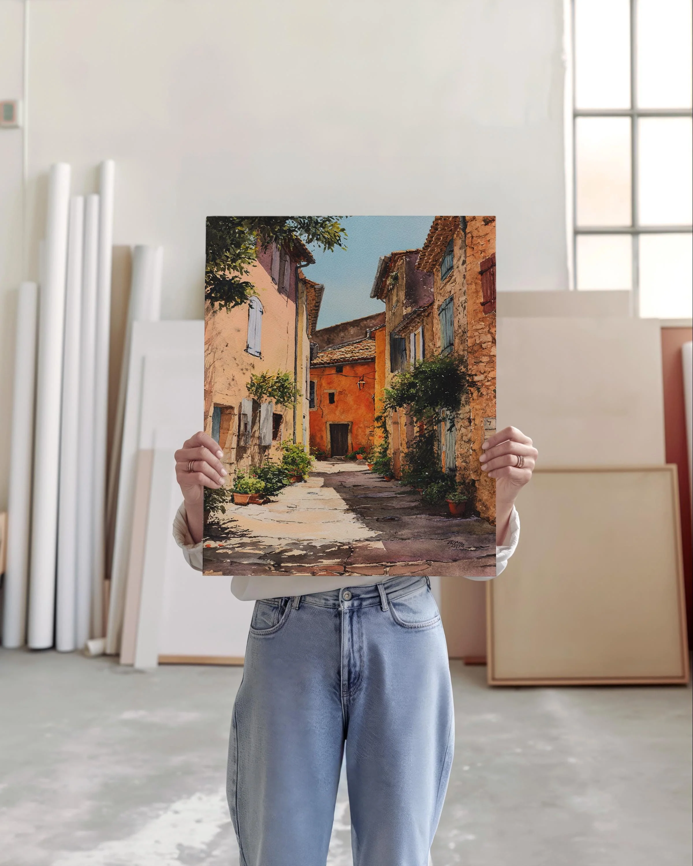 Provence, France – Watercolor Art Print - Image 5
