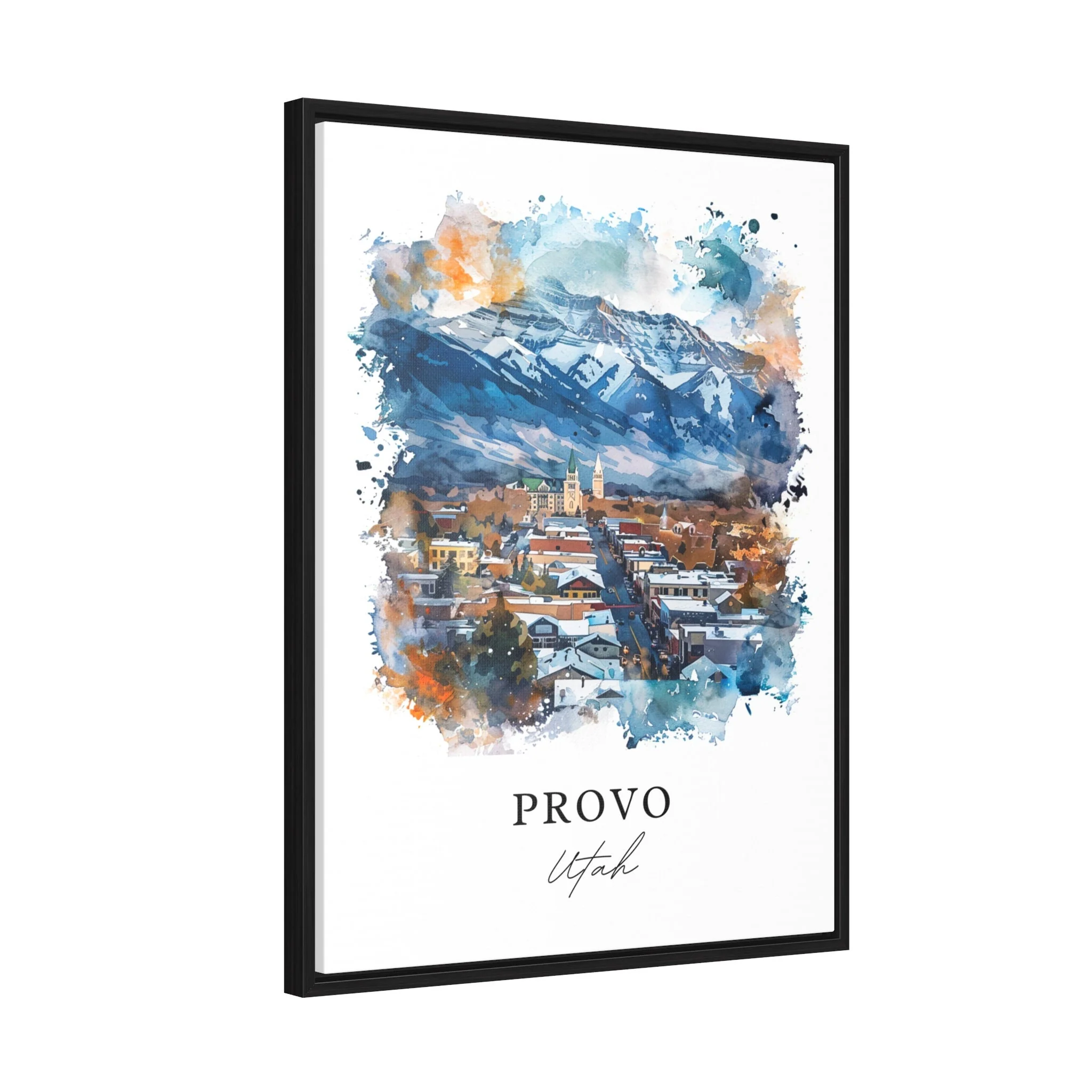 Provo, Utah – Watercolor Art Print - Image 6
