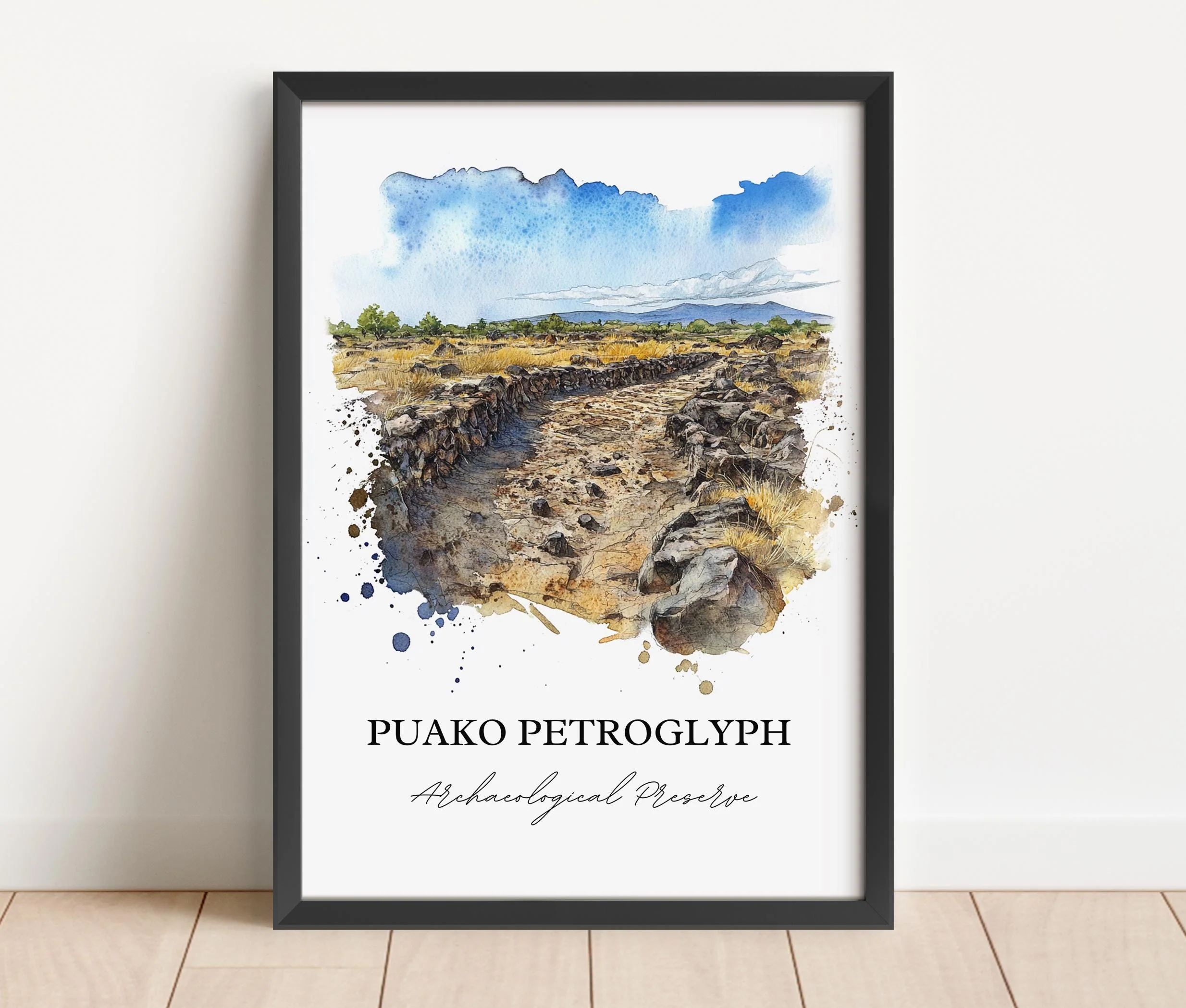 Puako, Hawaii Watercolor Art Print - Image 3