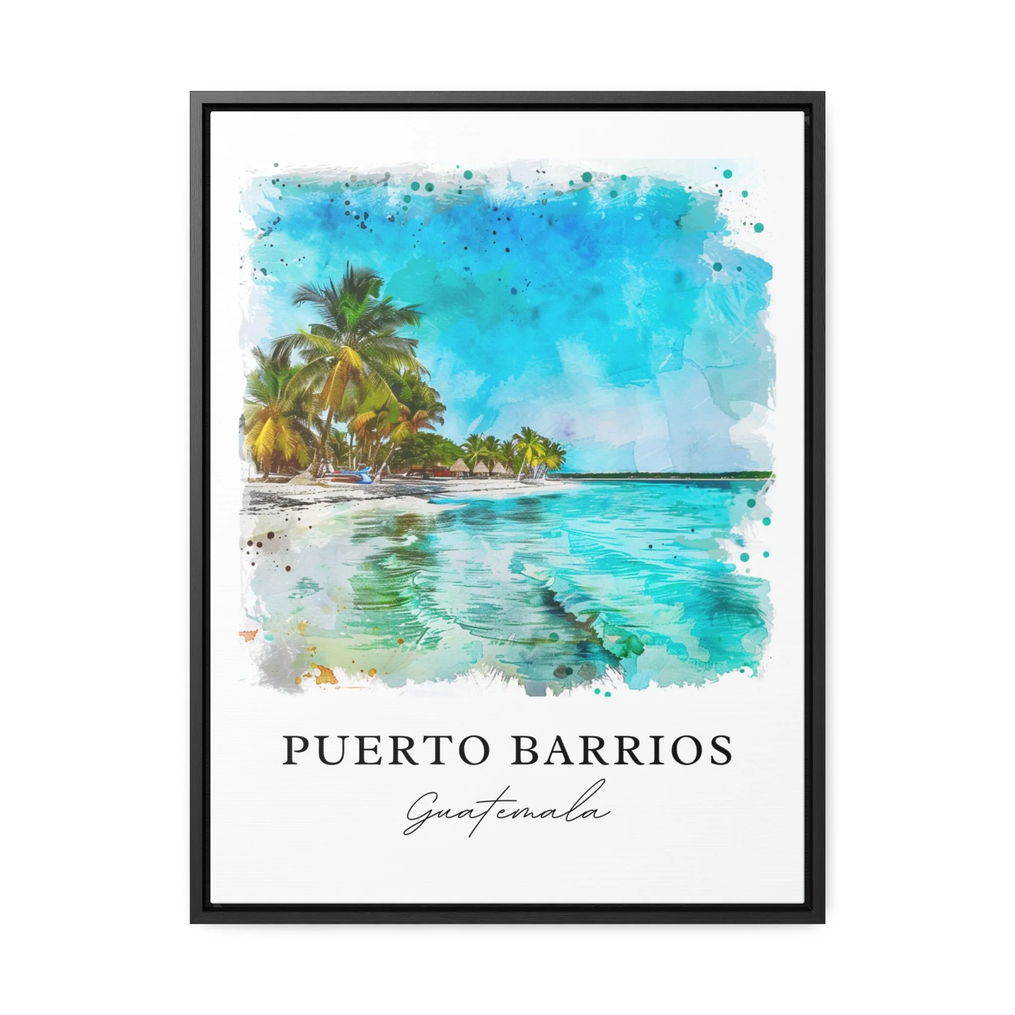 Puerto Barrios, Guatemala – Watercolor Art Print - Image 5