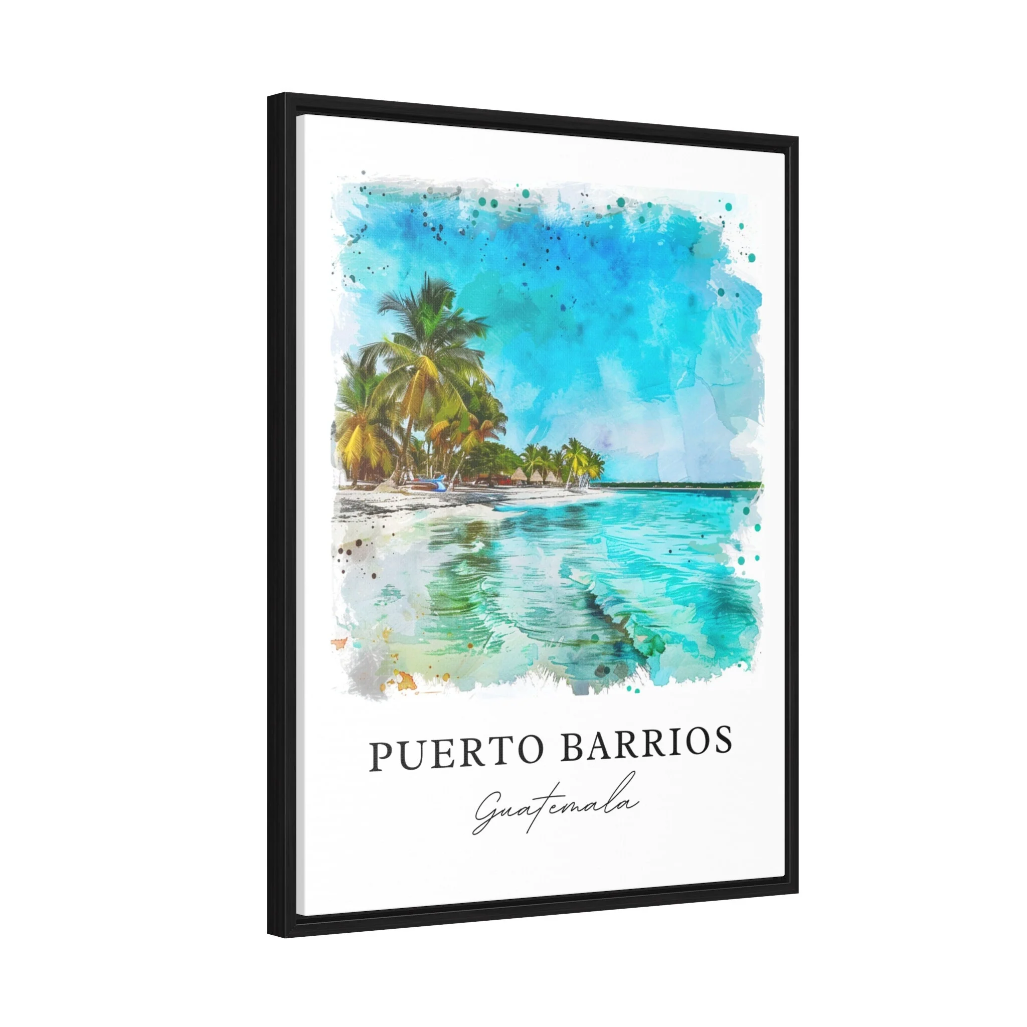 Puerto Barrios, Guatemala – Watercolor Art Print - Image 6