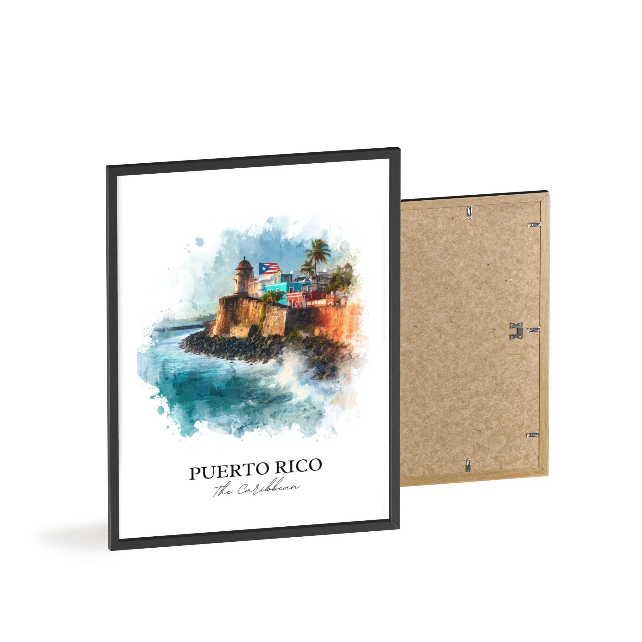 Puerto Rico, Caribbean – Watercolor Art Print - Image 7