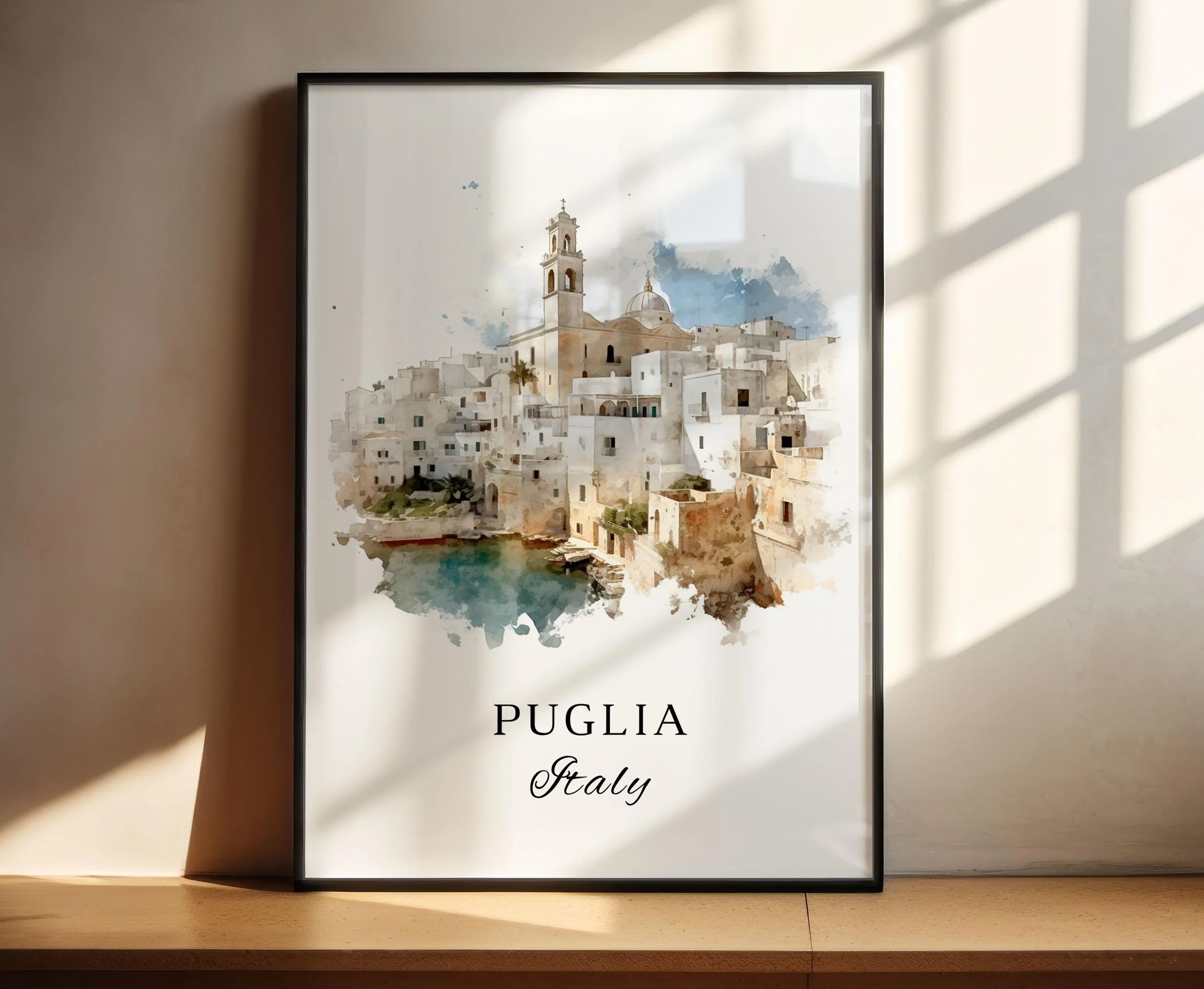 Puglia, Italy – Watercolor Art Print - Image 5