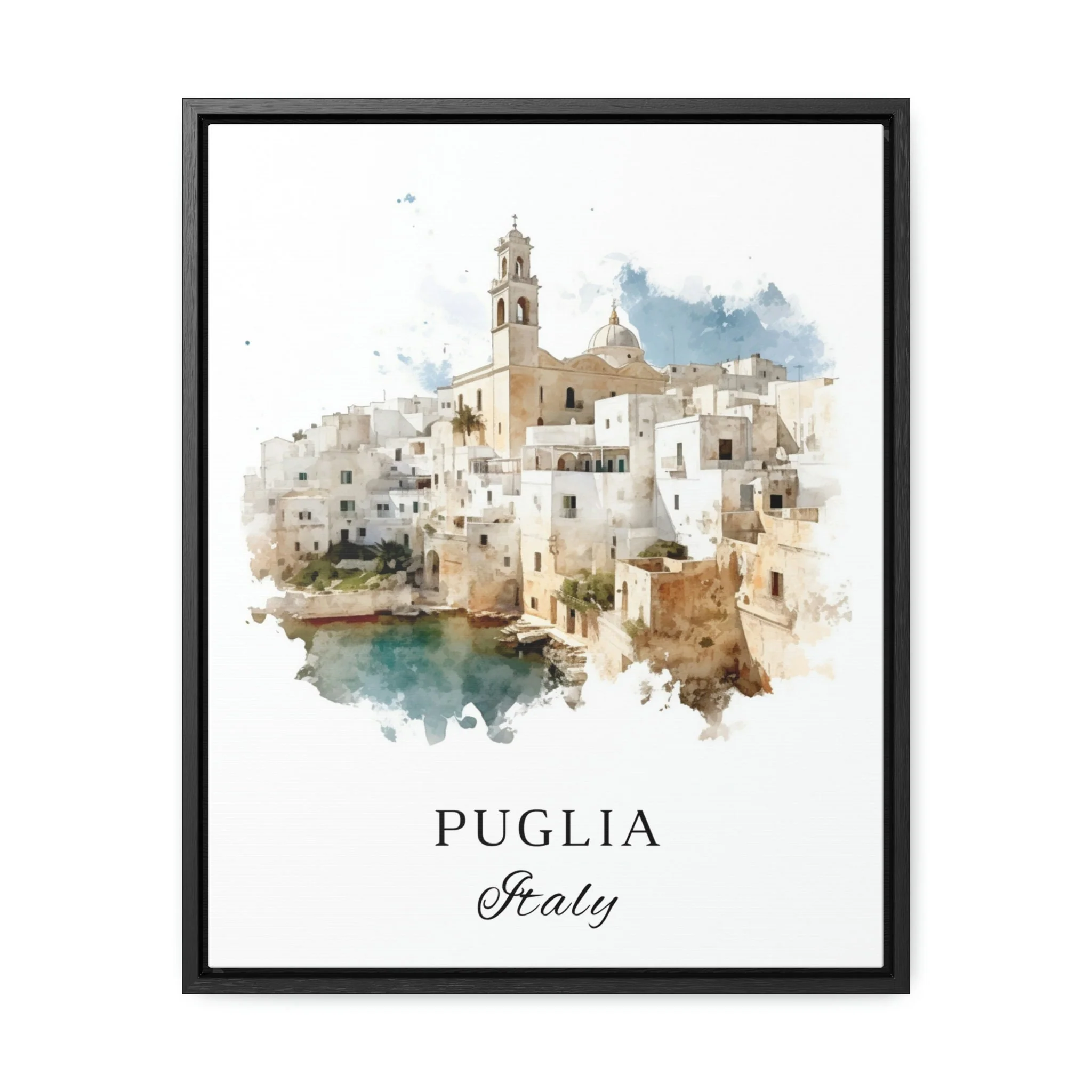 Puglia, Italy – Watercolor Art Print - Image 6
