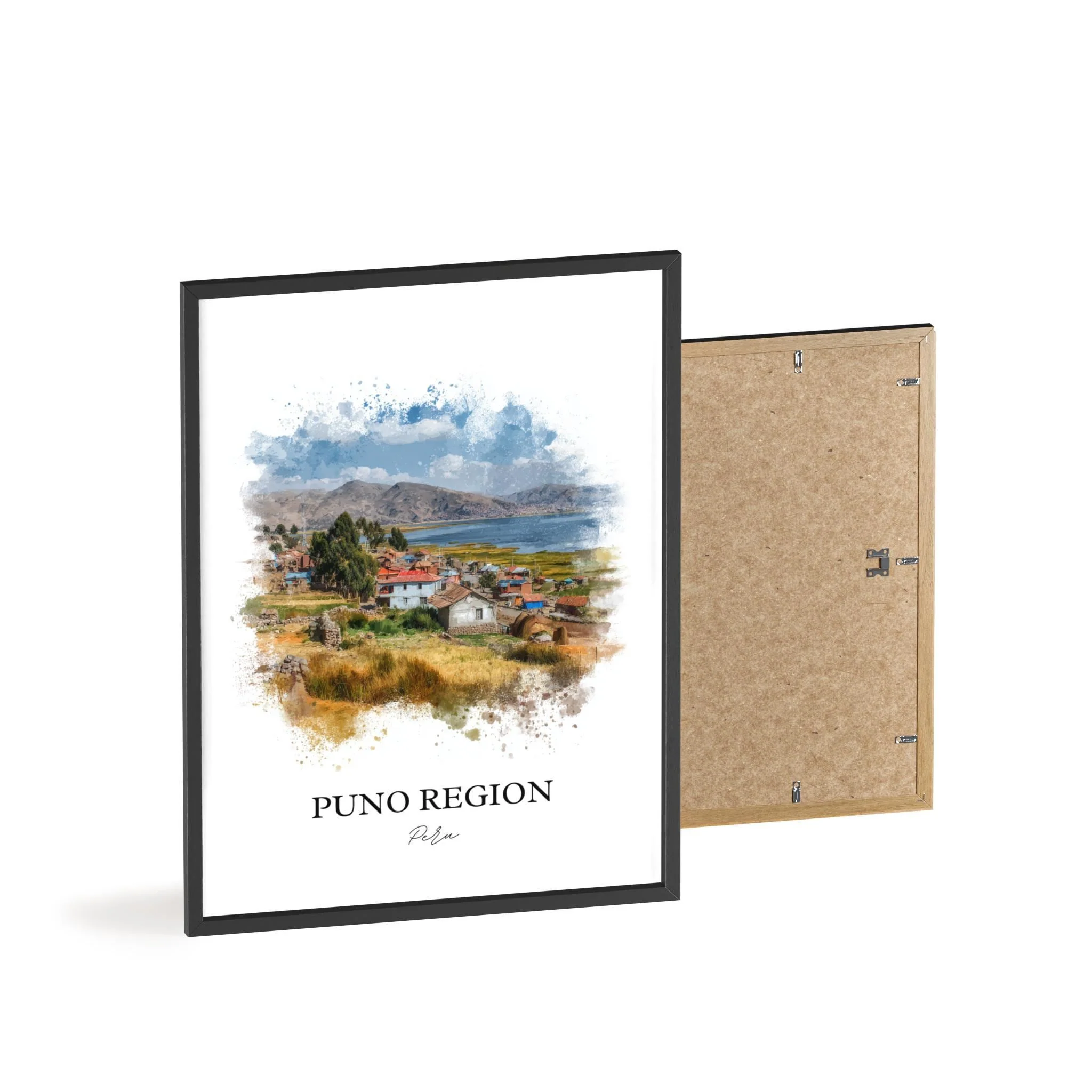 Puno, Peru – Watercolor Art Print - Image 8