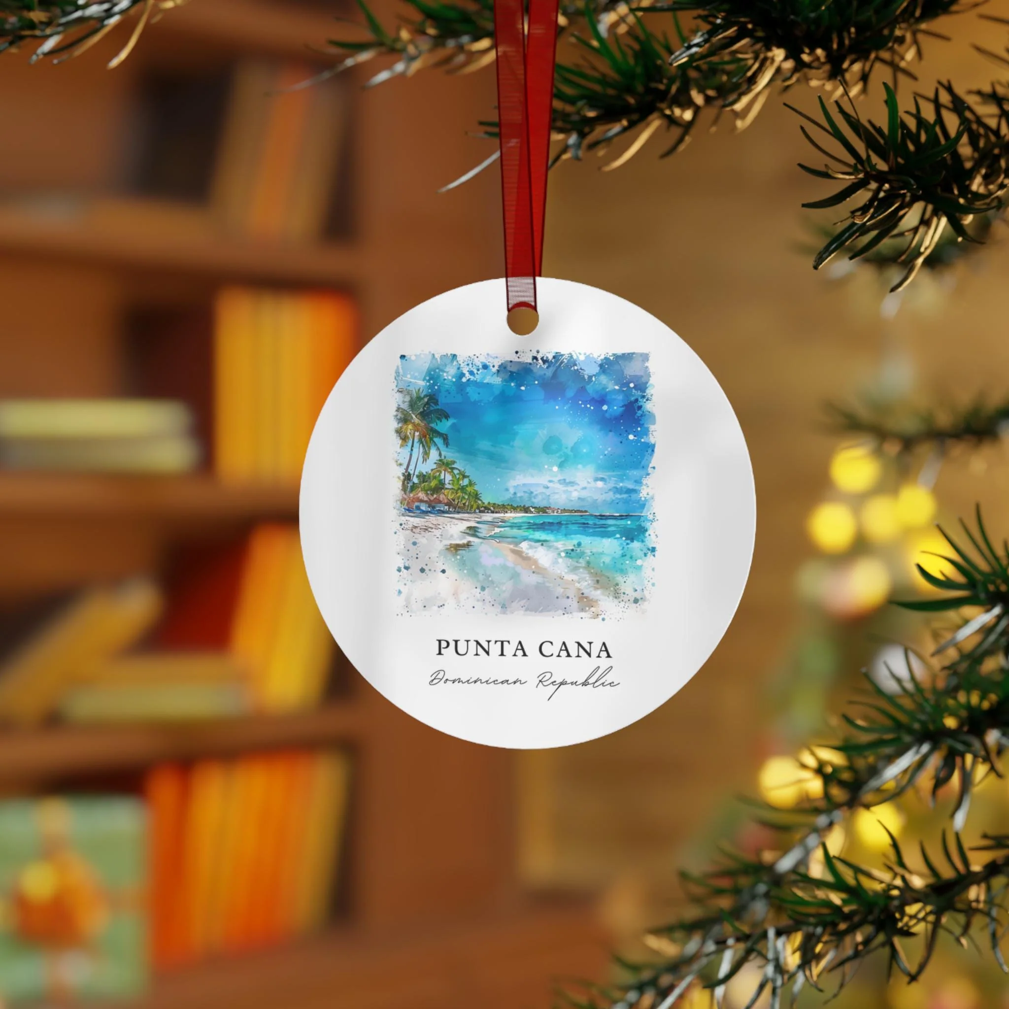 Punta Cana Ornament: Unique Punta Cana Souvenir, Punta Cana DR Xmas Decor, and Authentic Dominican Republic Gift - Image 3