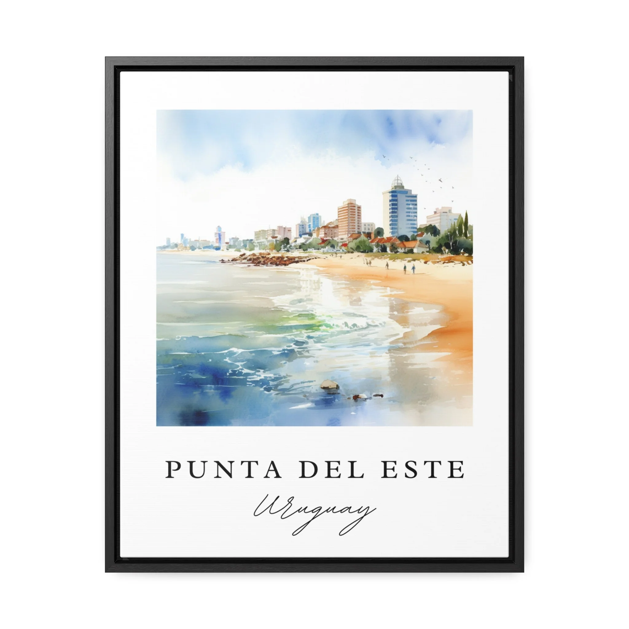 Punta del Este, Uruguay – Watercolor Art Print - Image 5